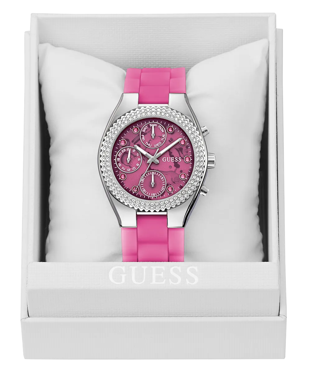 GUESS Ladies Sparkling Pink Limited Edition Watch