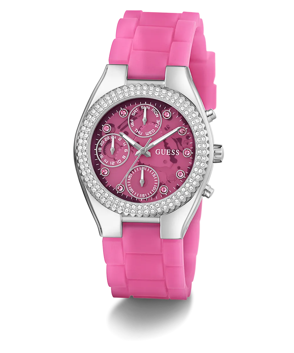 GUESS Ladies Sparkling Pink Limited Edition Watch