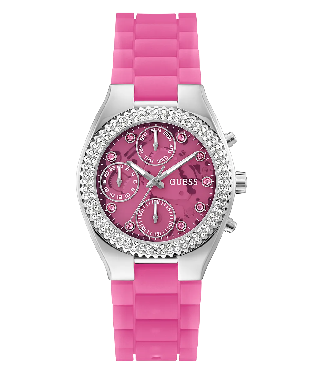 GUESS Ladies Sparkling Pink Limited Edition Watch