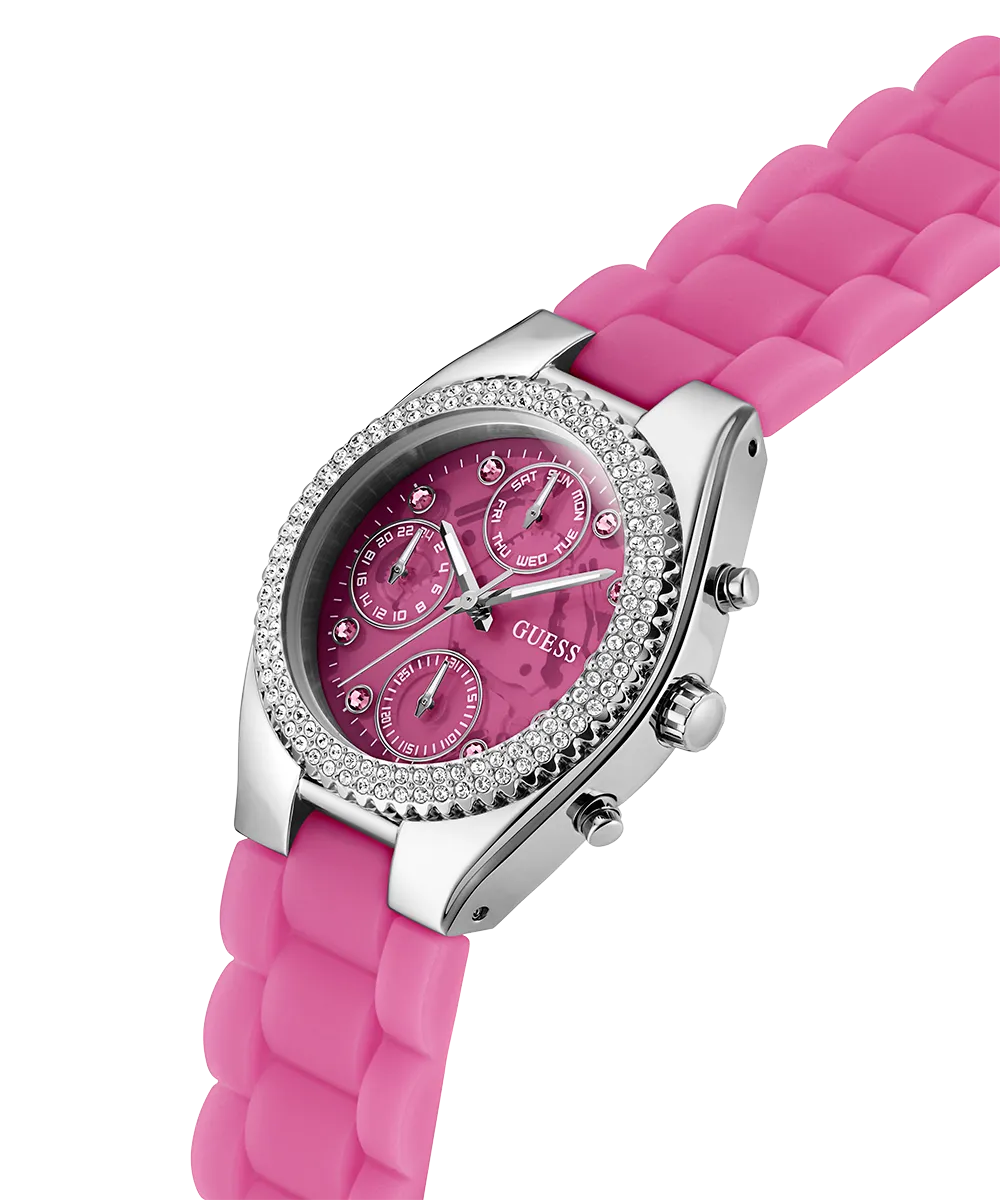 GUESS Ladies Sparkling Pink Limited Edition Watch