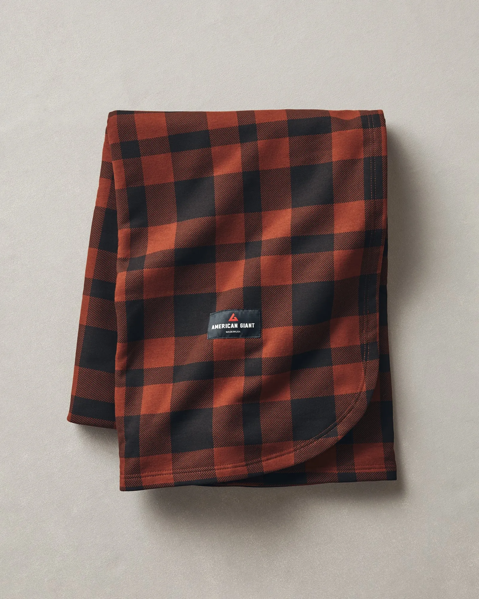 Heavyweight Stadium Blanket - Sequoia Red Plaid