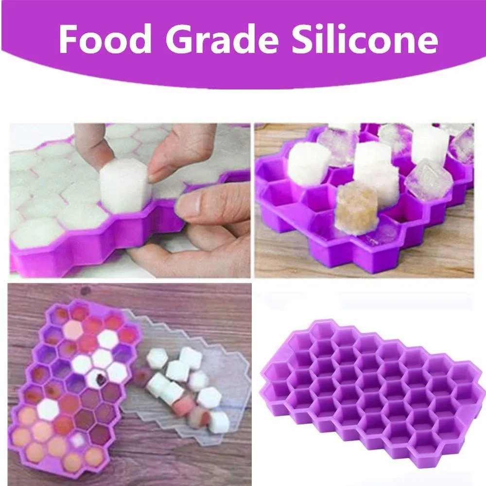 Honeycomb Ice Tray with Lid