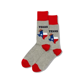 HOTSOX Men's Texas Crew Socks