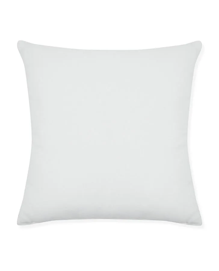 Josette Silver Embroidered Cushion