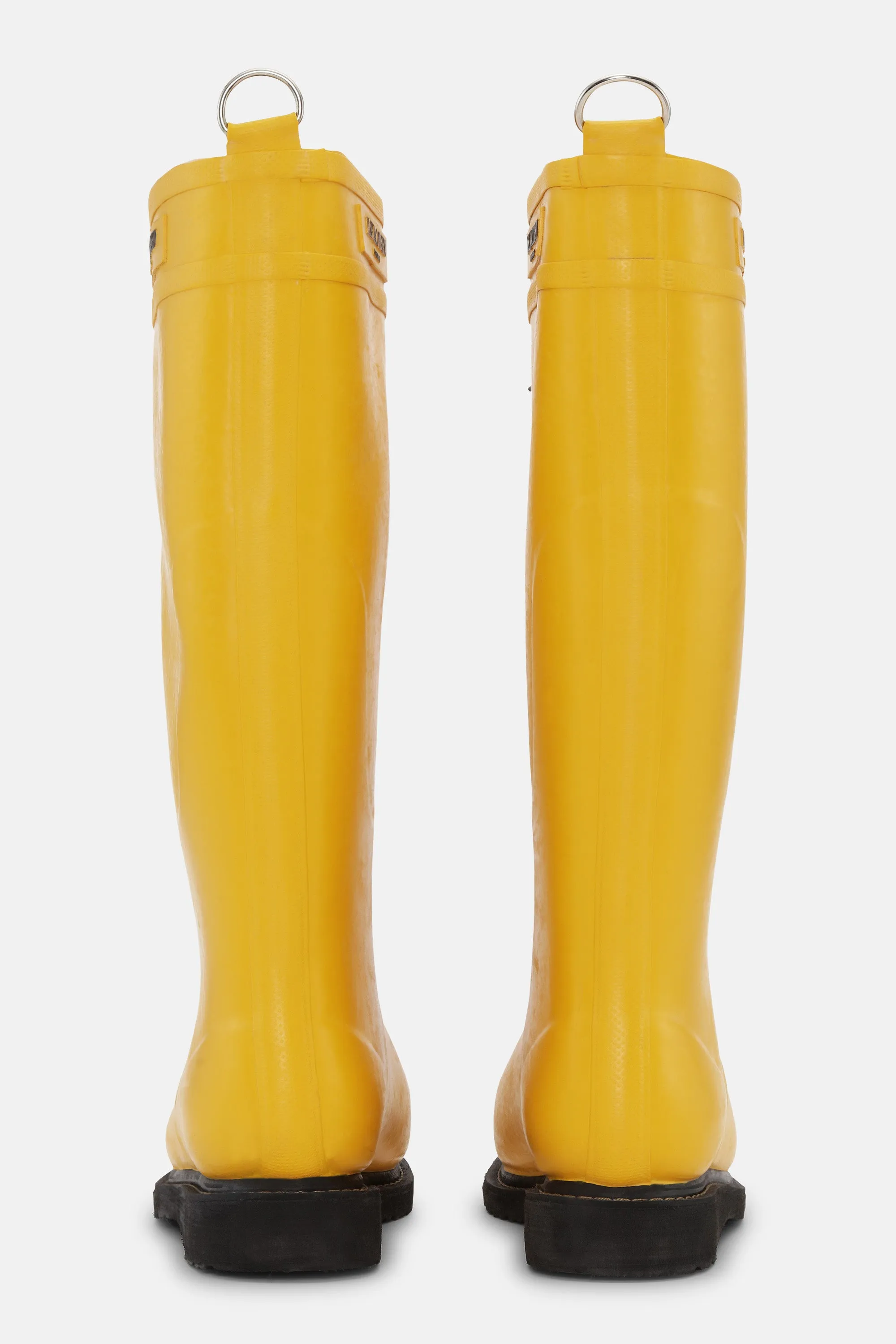 Long Rubber Boots - Cyber Yellow