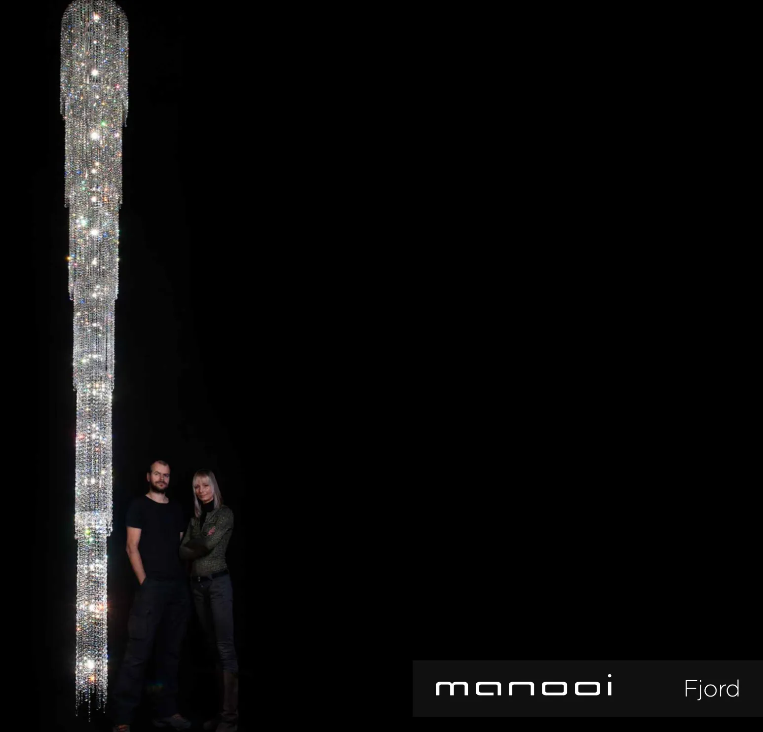 MANOOI Crystal Chandelier - FJORD