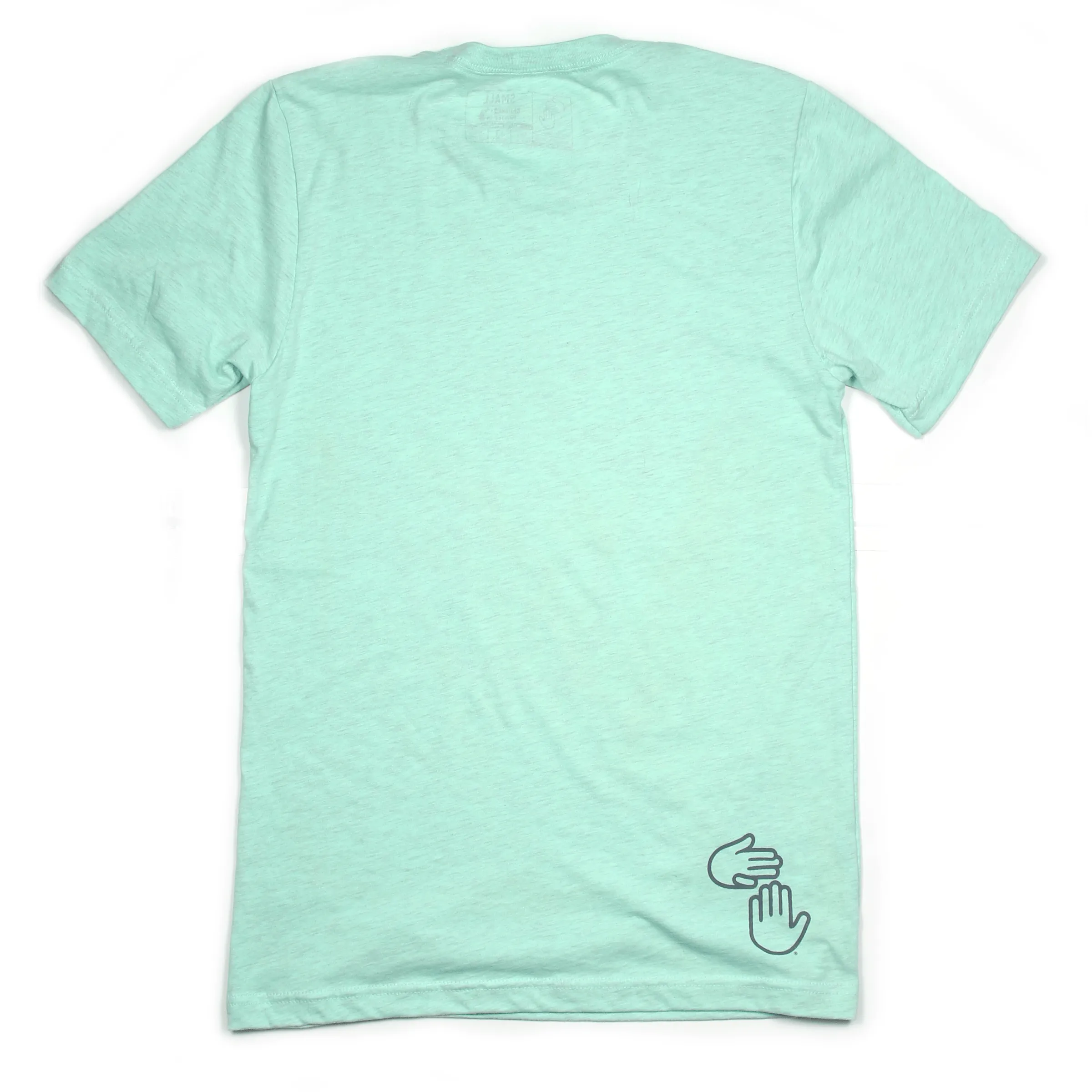 Michigan Hands Tee (Heather Mint)