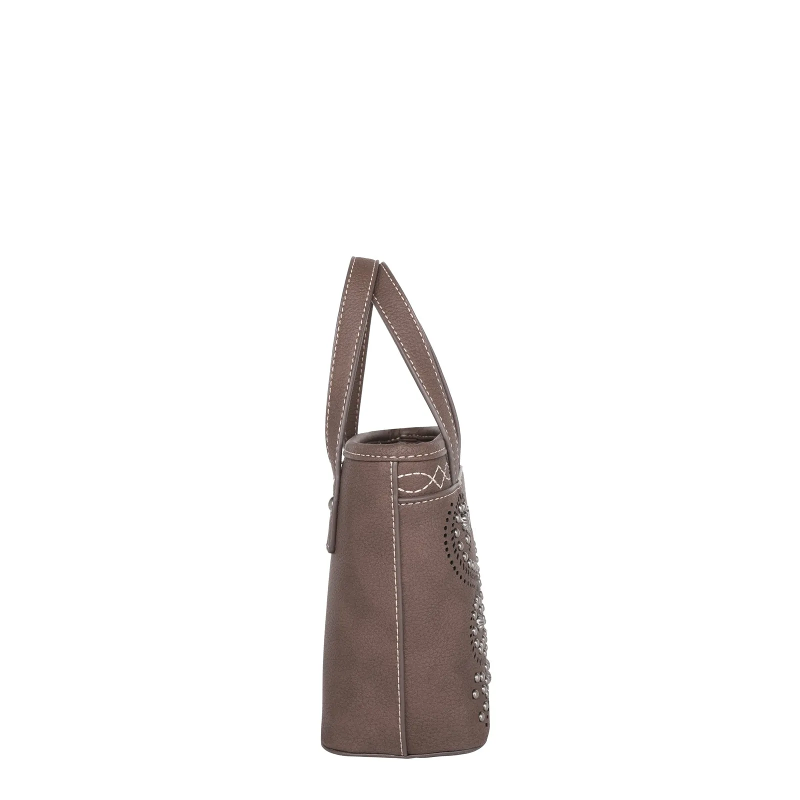 Montana West Laser Cut-out Swirl Crossbody Mini Tote