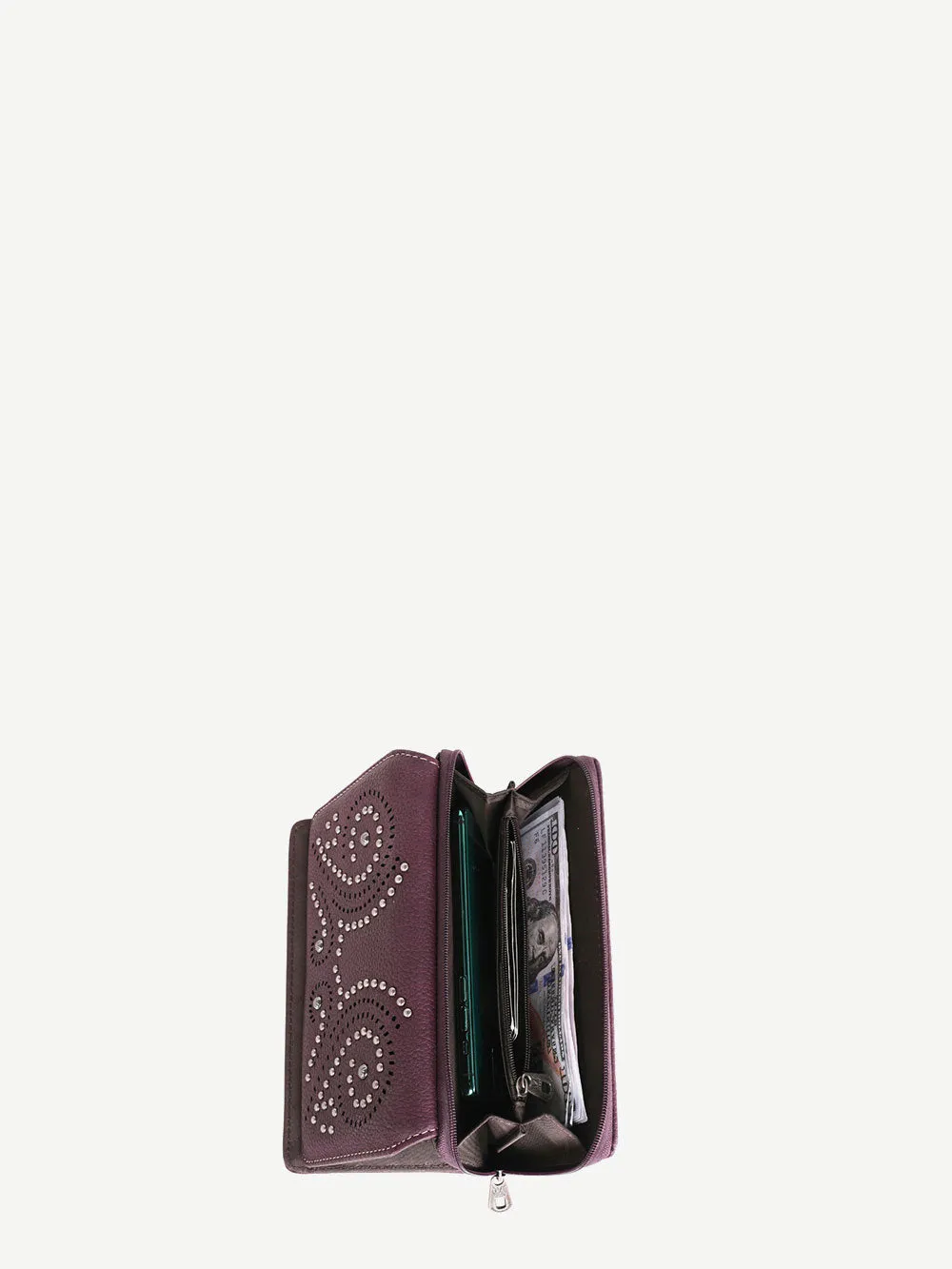 Montana West Laser Cut-out Swirl Wallet