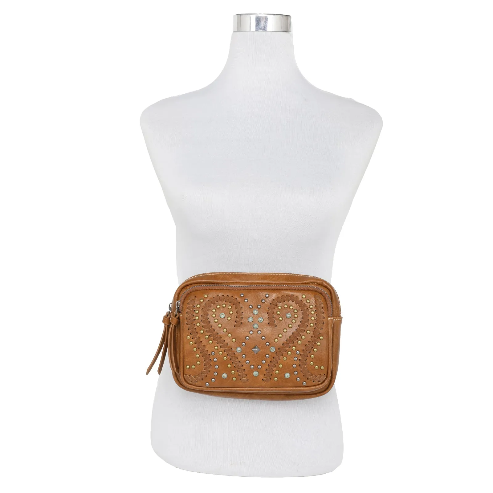 Montana West Whipstitch Collection Fanny Pack