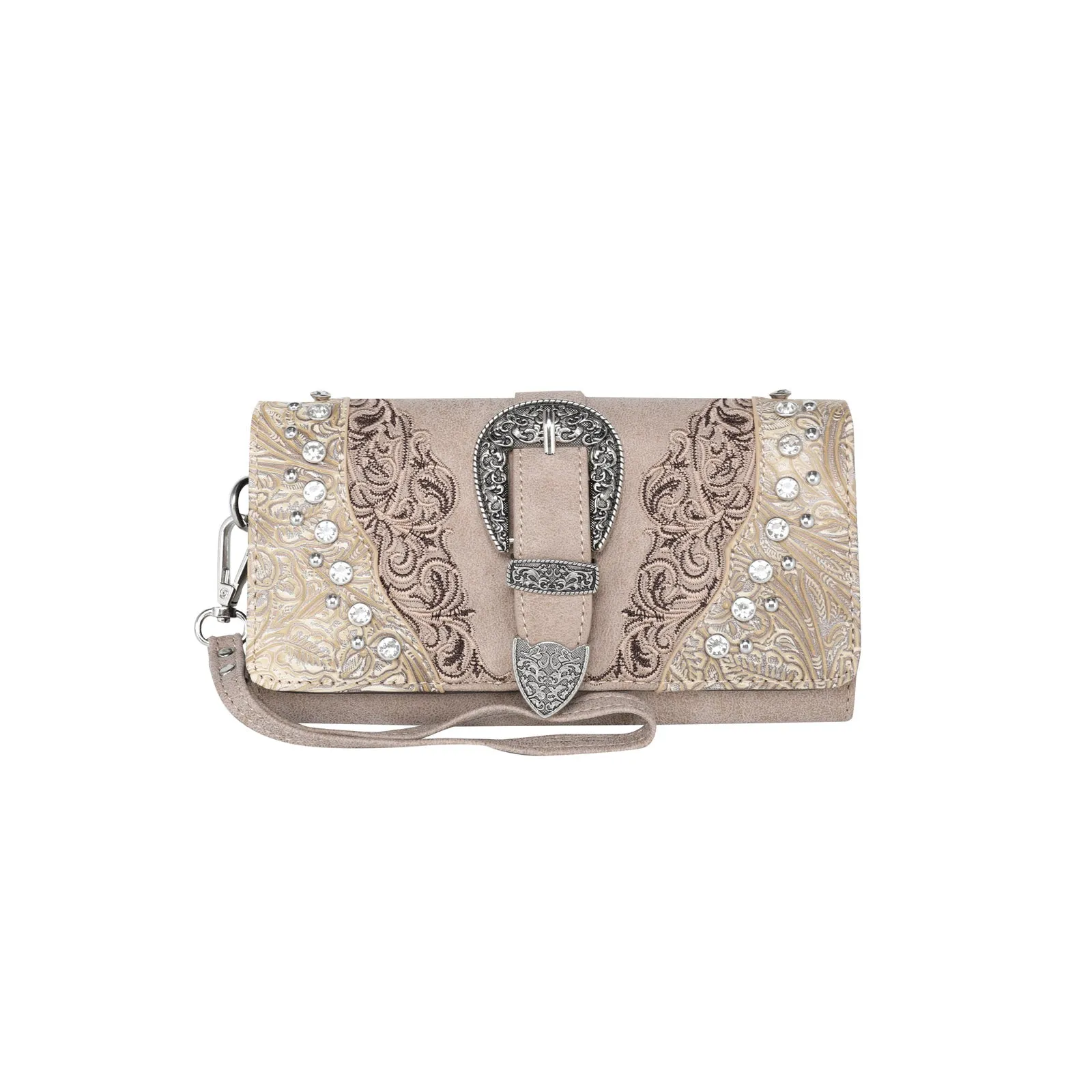 MW1079-W018 Montana West Buckle Collection Wallet