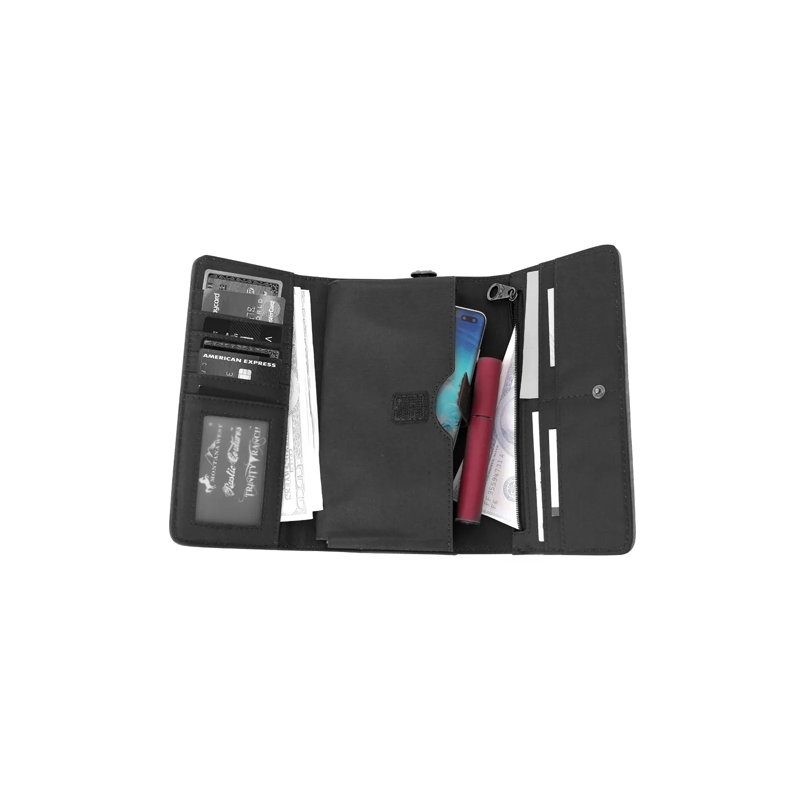 MW1079-W018 Montana West Buckle Collection Wallet