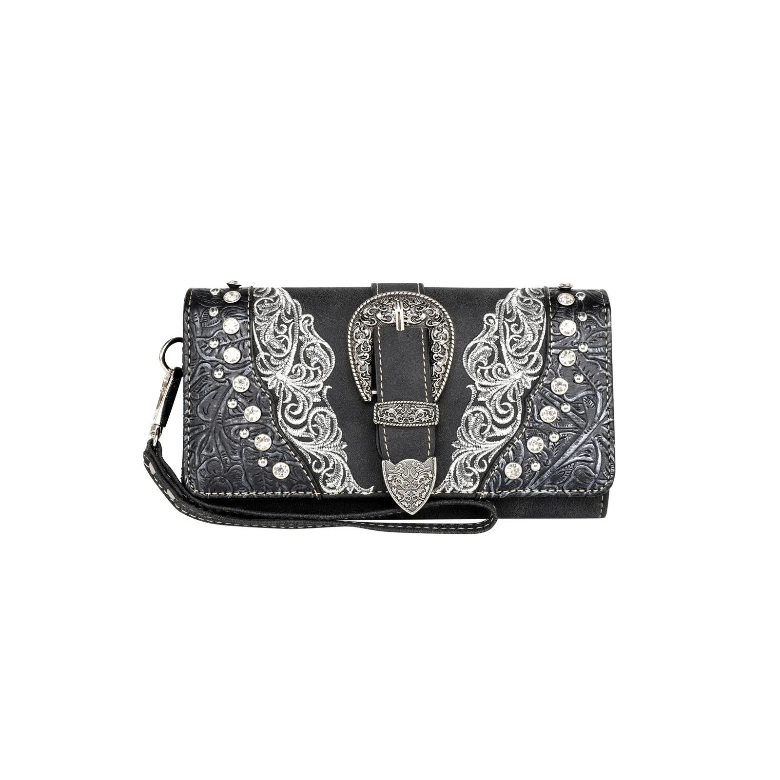 MW1079-W018 Montana West Buckle Collection Wallet