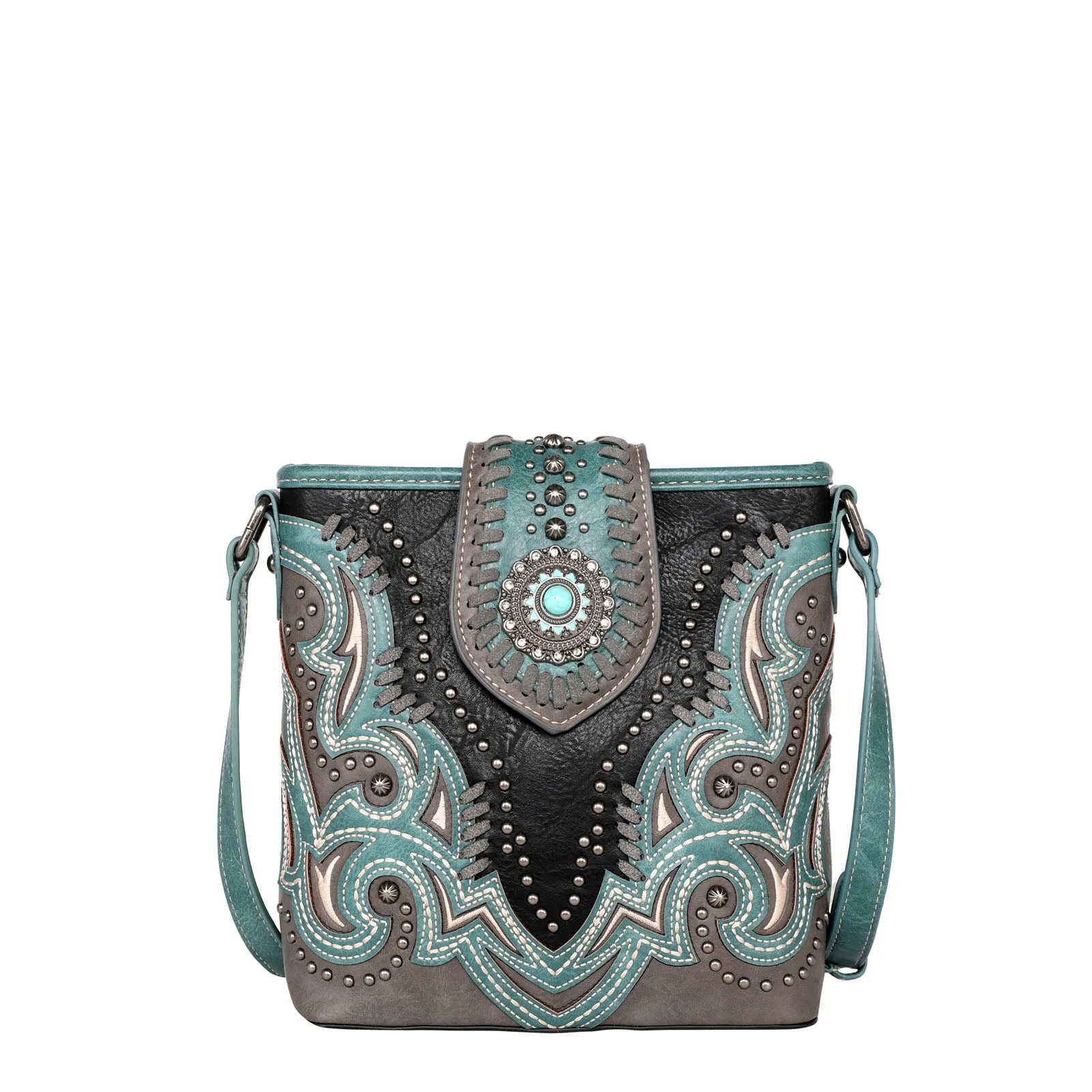 MW1144G-9360 Montana West Cut-out Collection Concealed Carry Crossbody