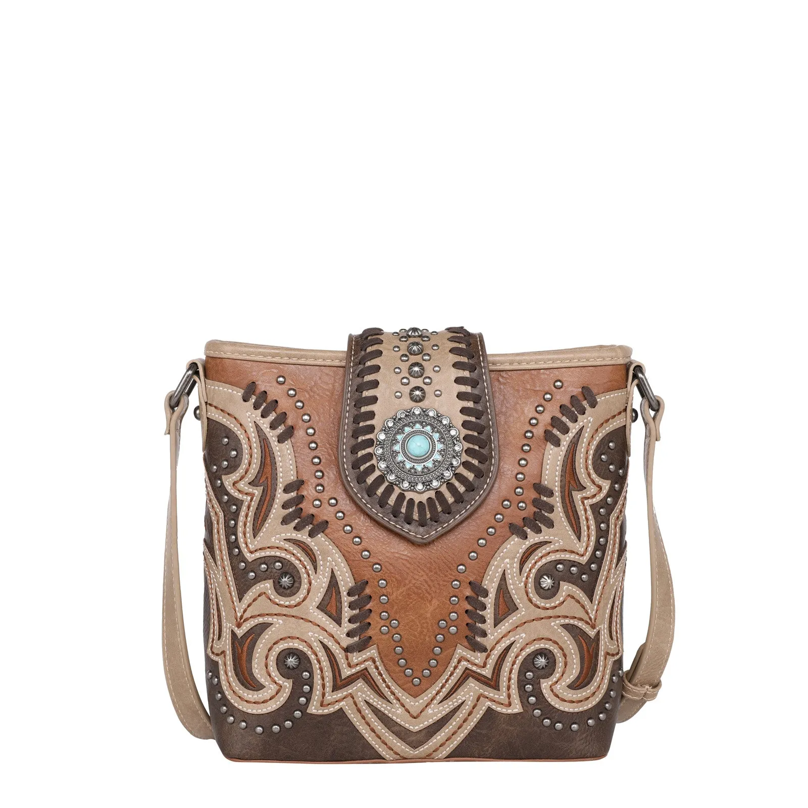 MW1144G-9360 Montana West Cut-out Collection Concealed Carry Crossbody