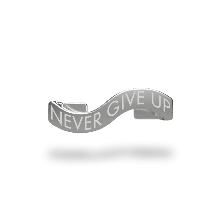 Never Give Up Charm