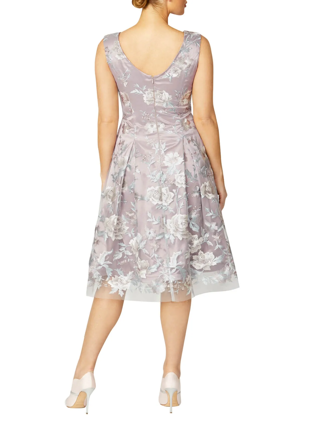 Ophelia Silver A-Line Dress