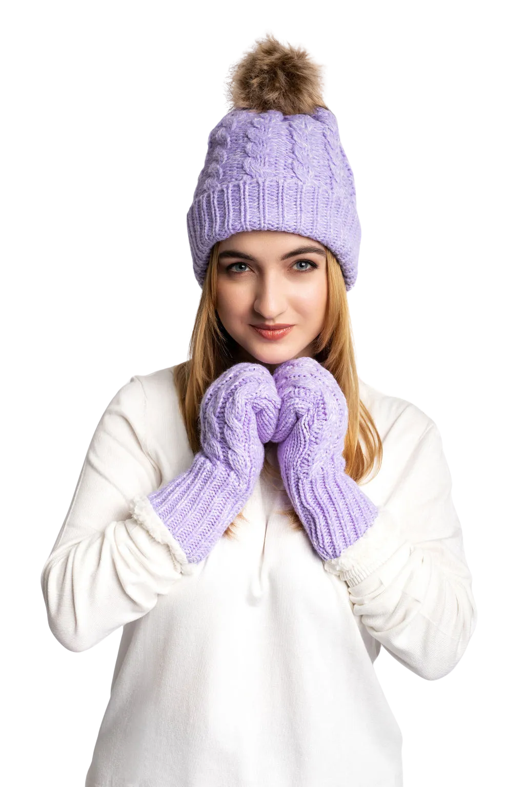 Purple - Cozy Lined Hat