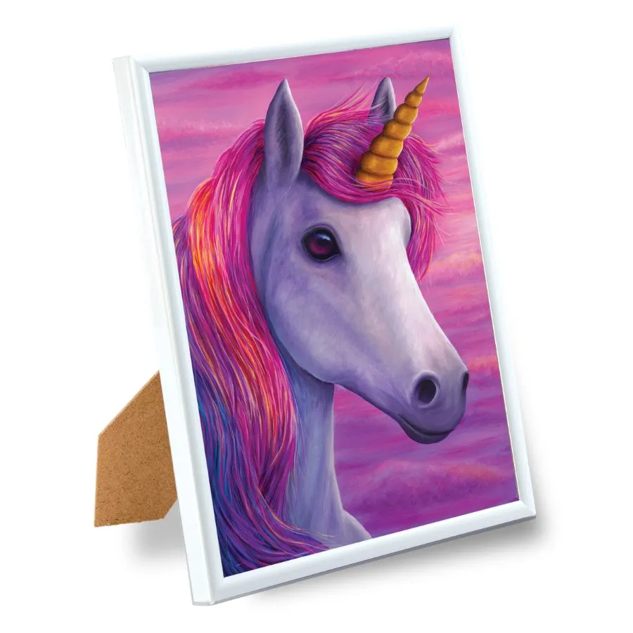 "Unicorn Delights" by Rachel Froud Crystal Art Framed Kit 21x25cm