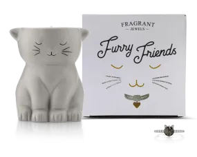 Smoky - Furry Friends Collection - Jewel Candle