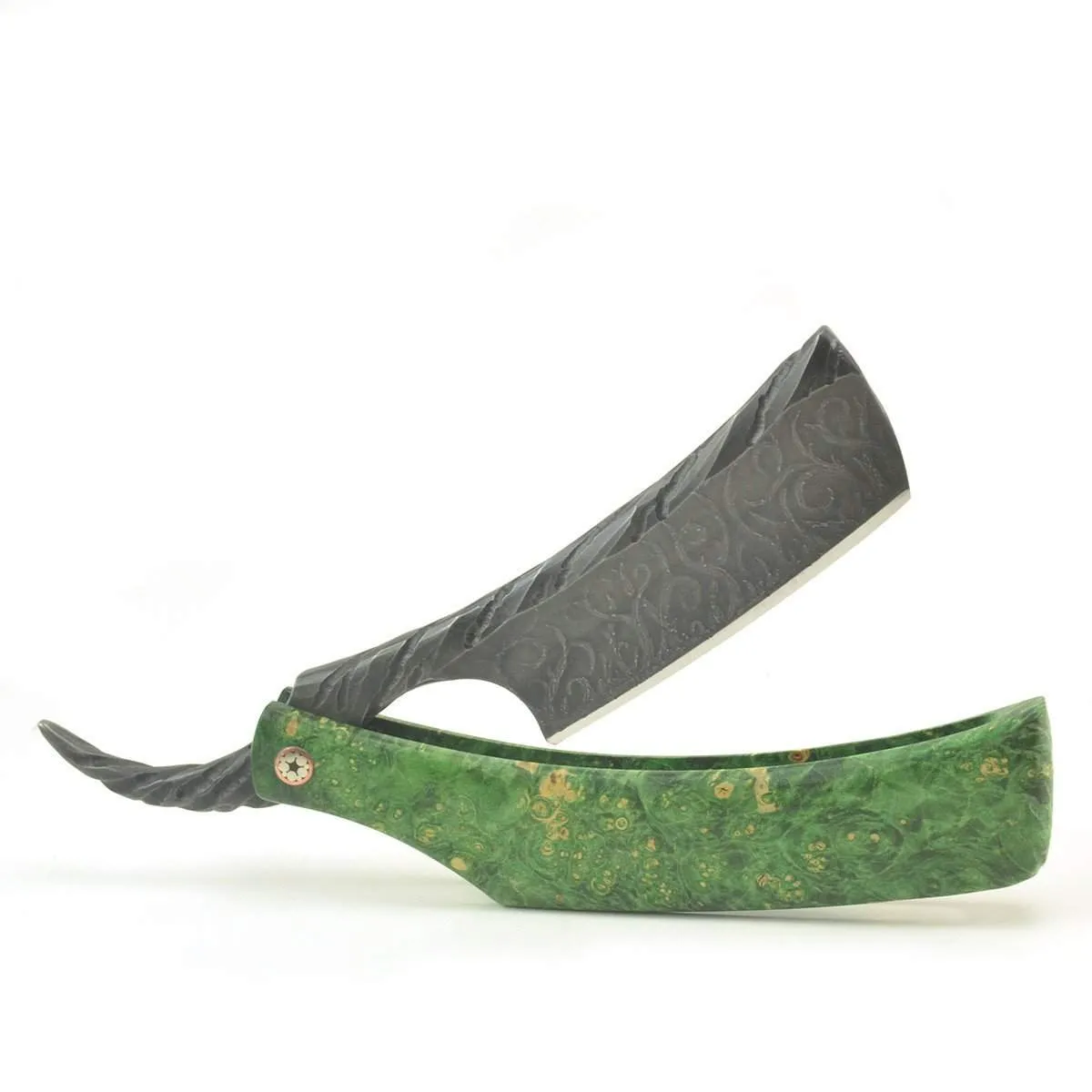 SOLD-Dylan Farnham Straight Razor #60 with custom sheath