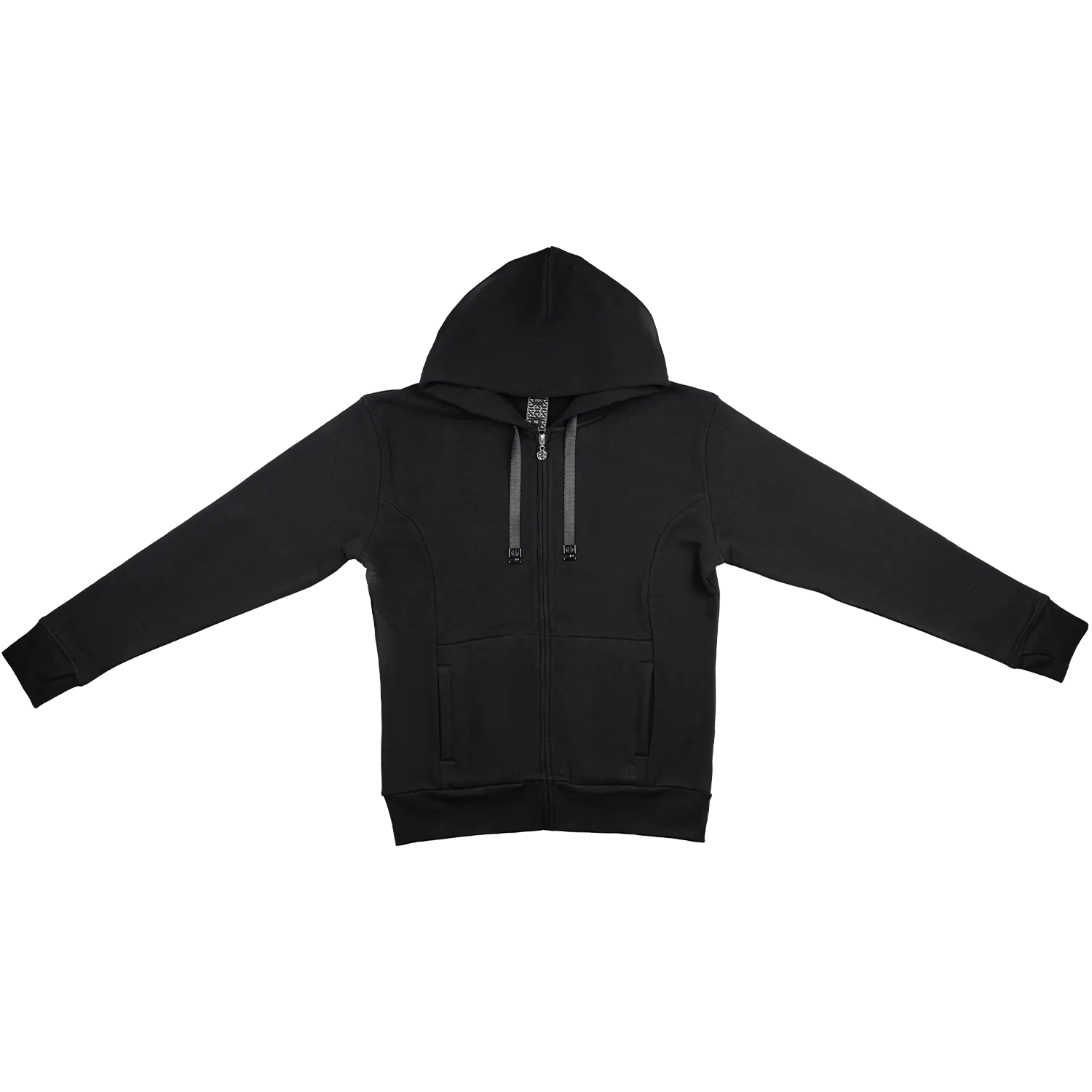 StringSwap Zip Hoodie - Carbon Black