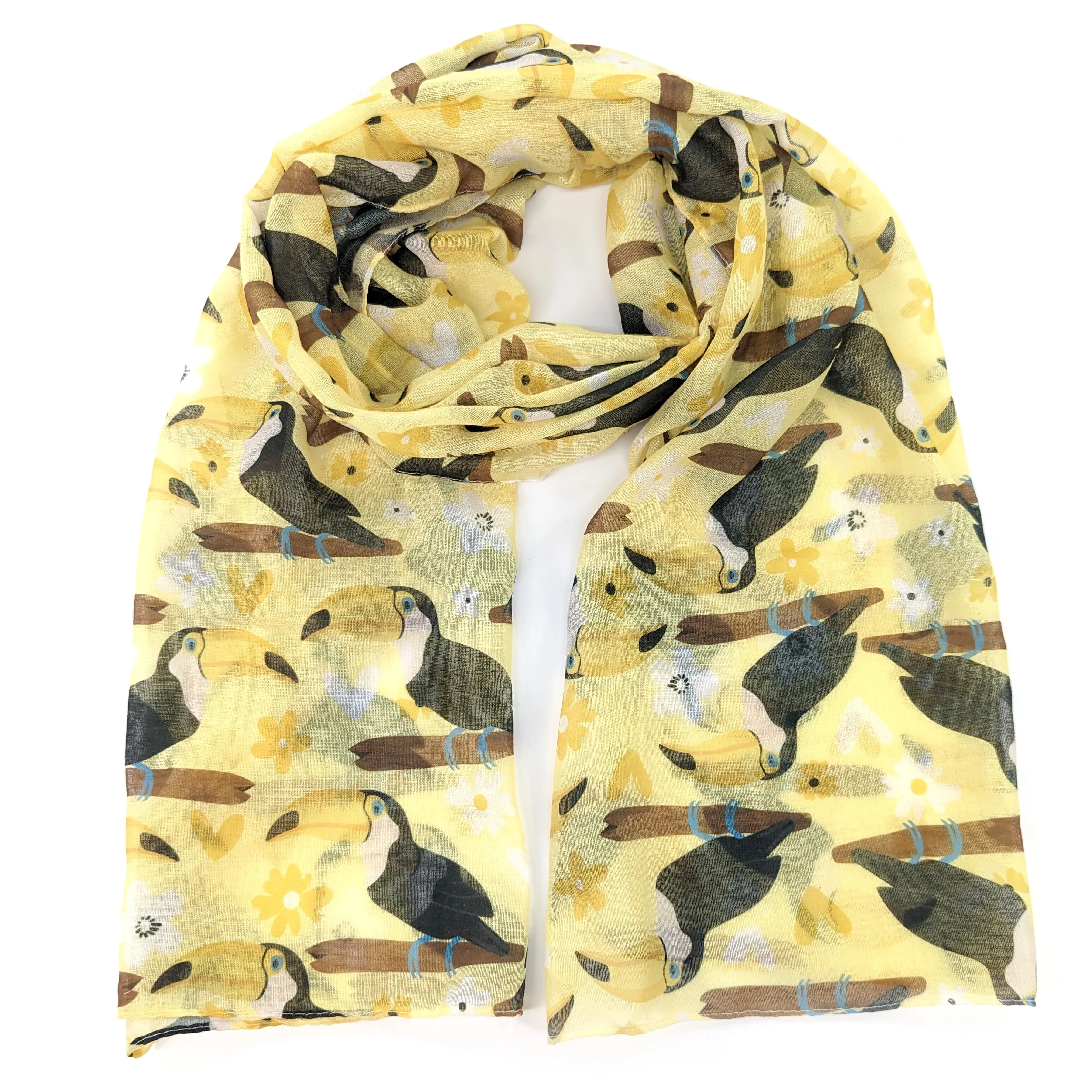 Tina the Toucan ladies Fashion Scarf