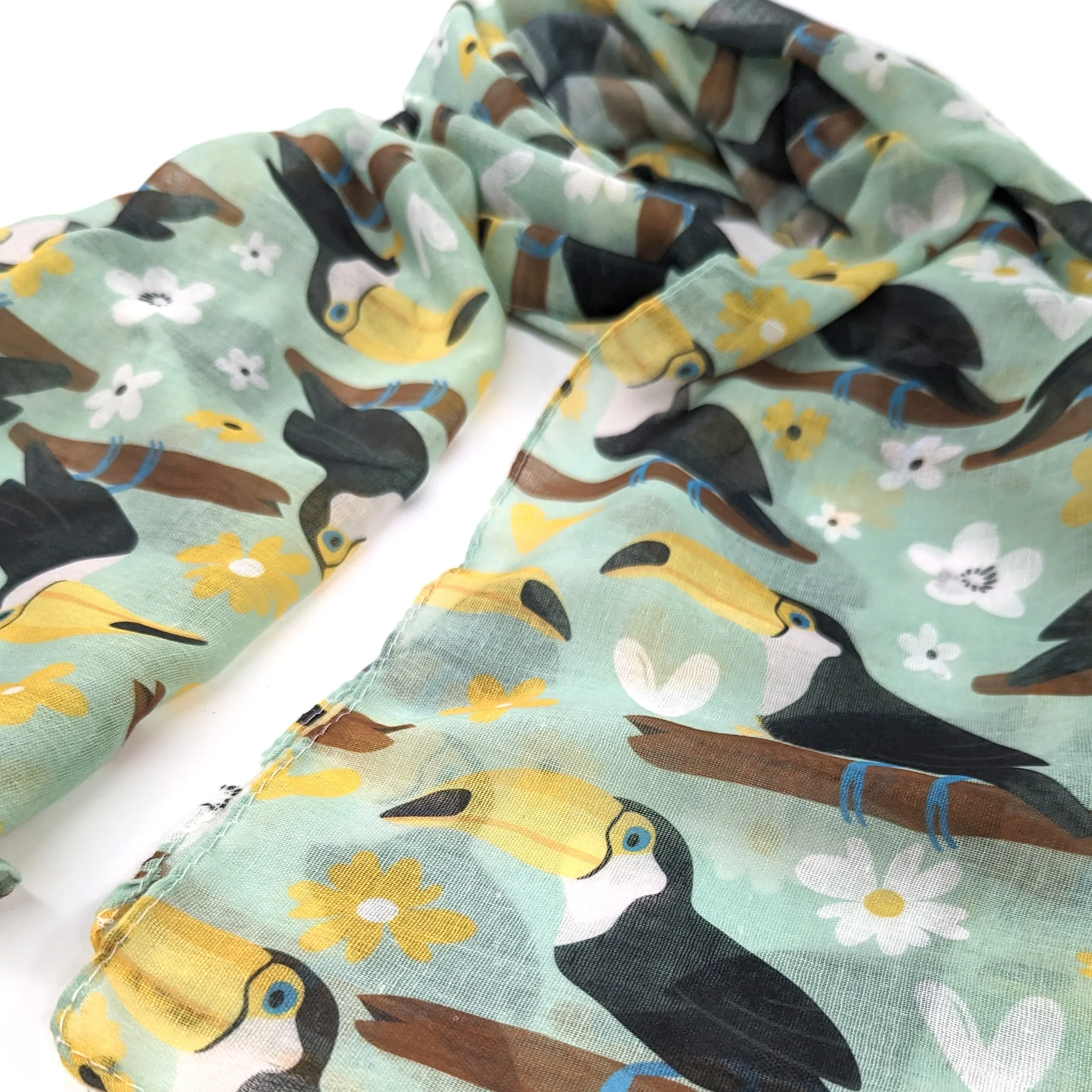 Tina the Toucan ladies Fashion Scarf