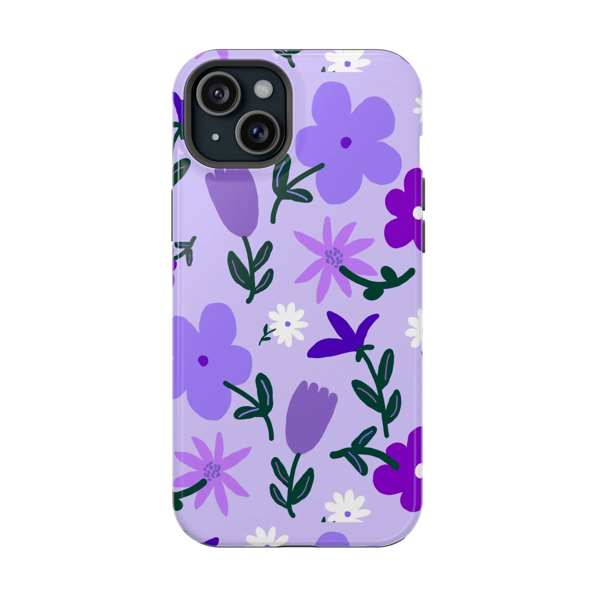 Violet Sprout | Flower Abstract Case