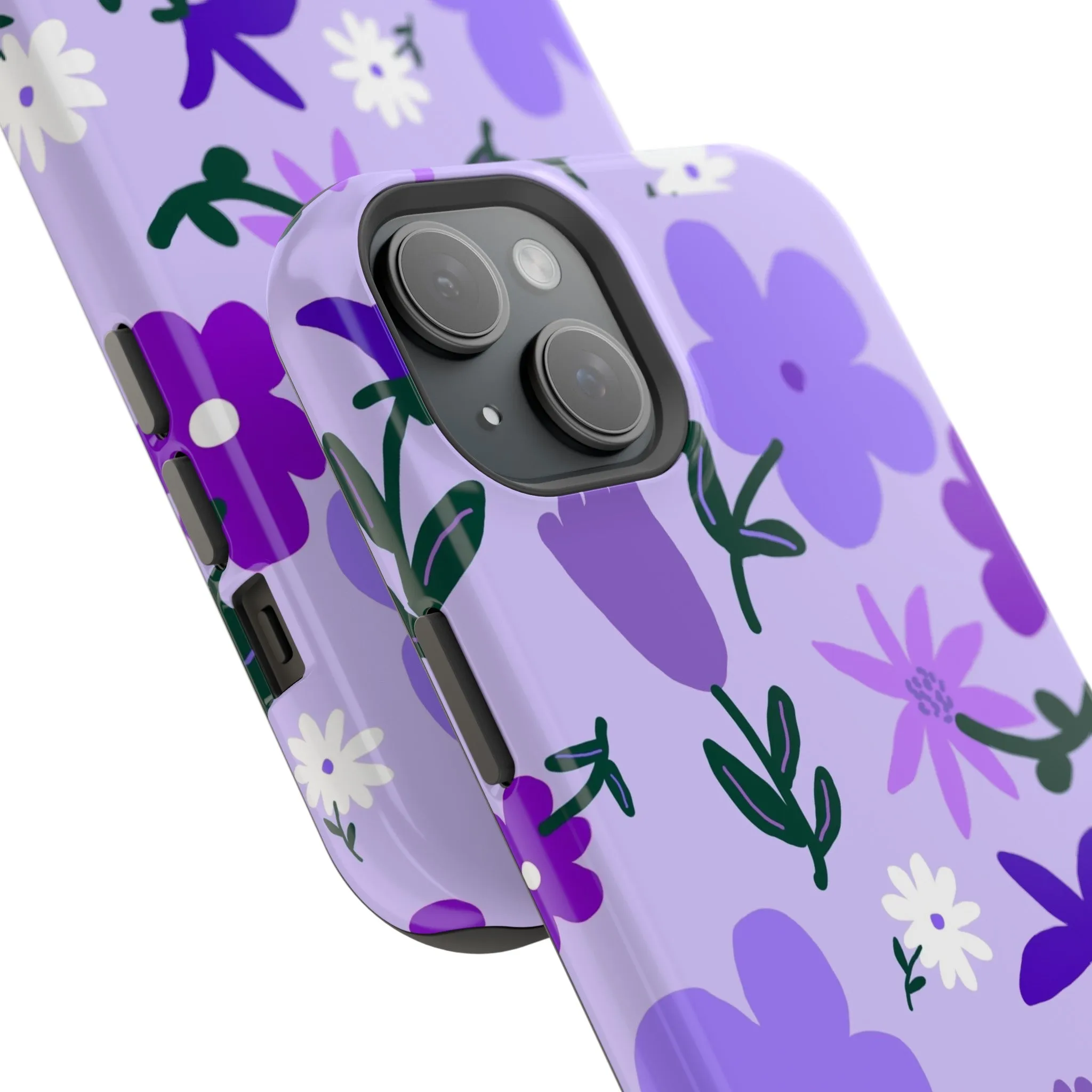 Violet Sprout | Flower Abstract Case