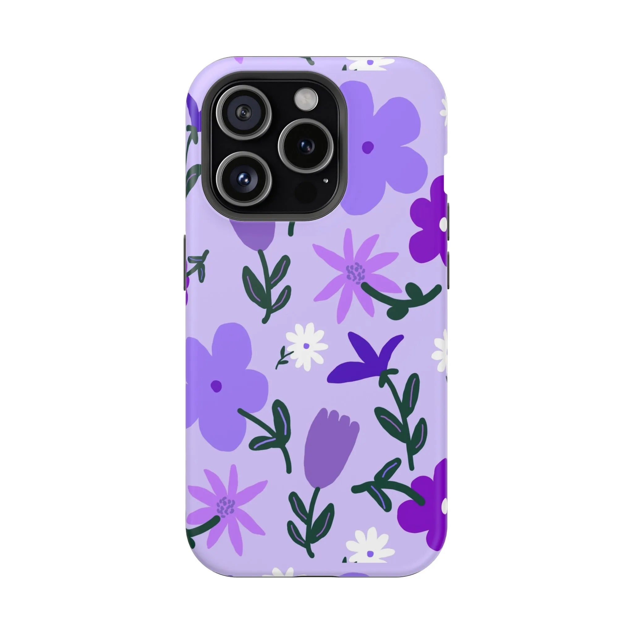 Violet Sprout | Flower Abstract Case