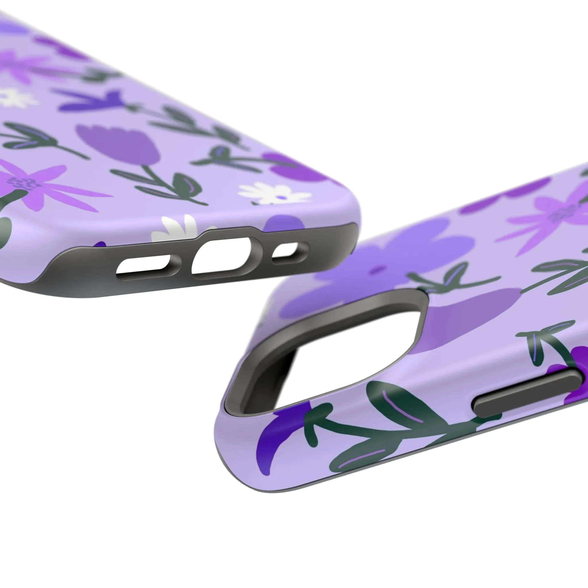 Violet Sprout | Flower Abstract Case