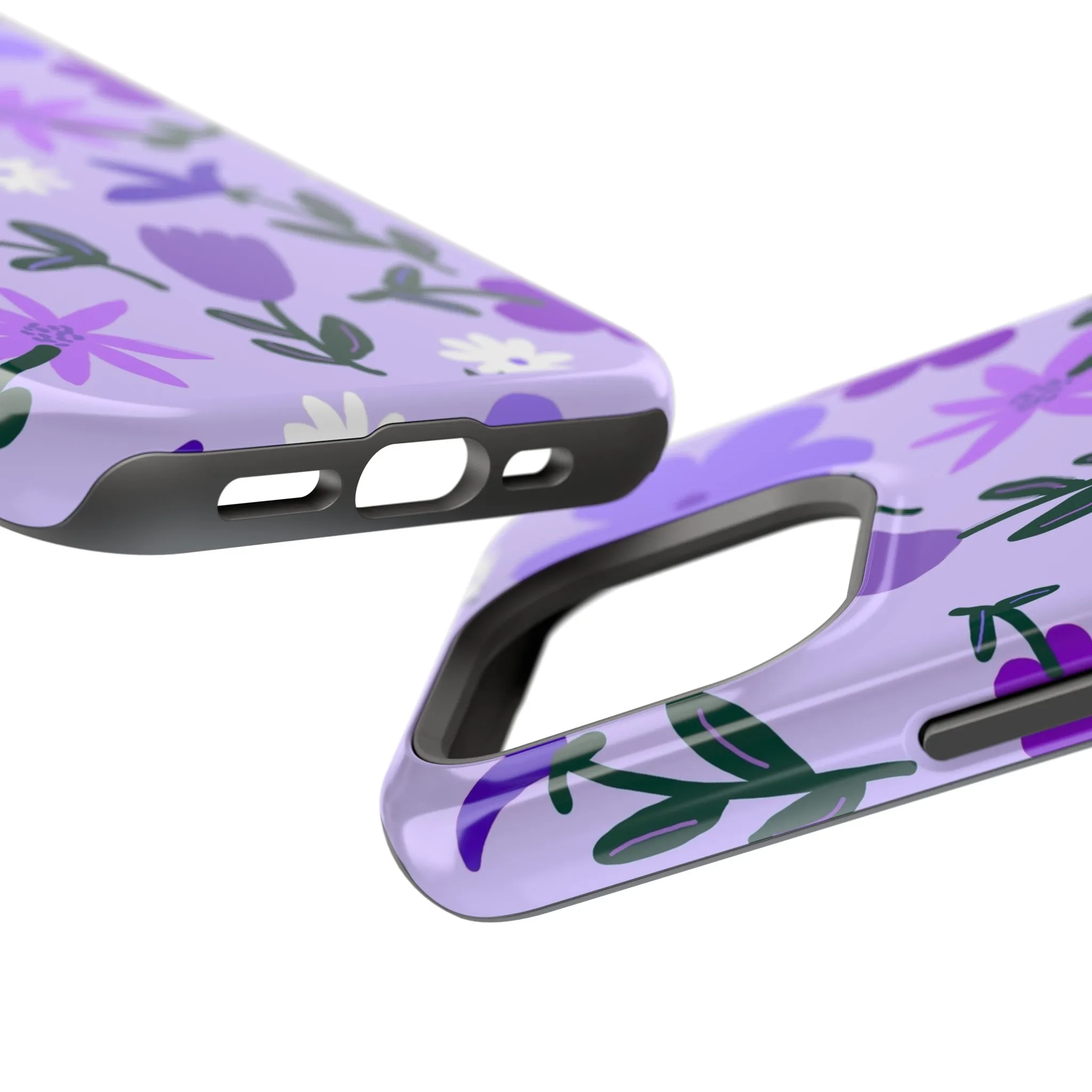 Violet Sprout | Flower Abstract Case