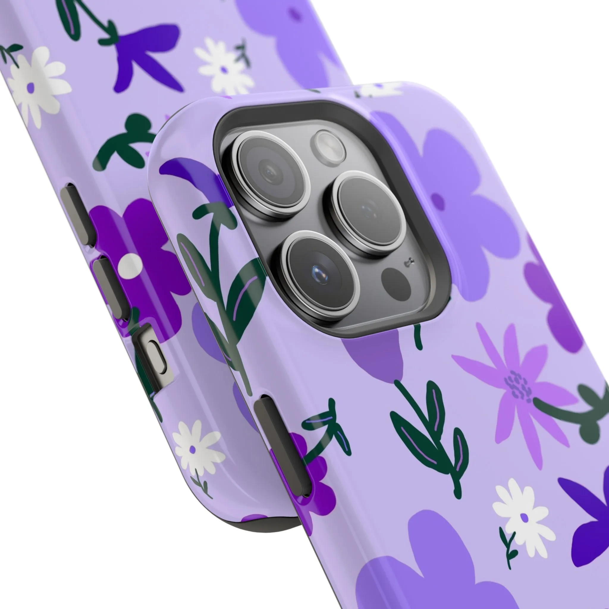 Violet Sprout | Flower Abstract Case