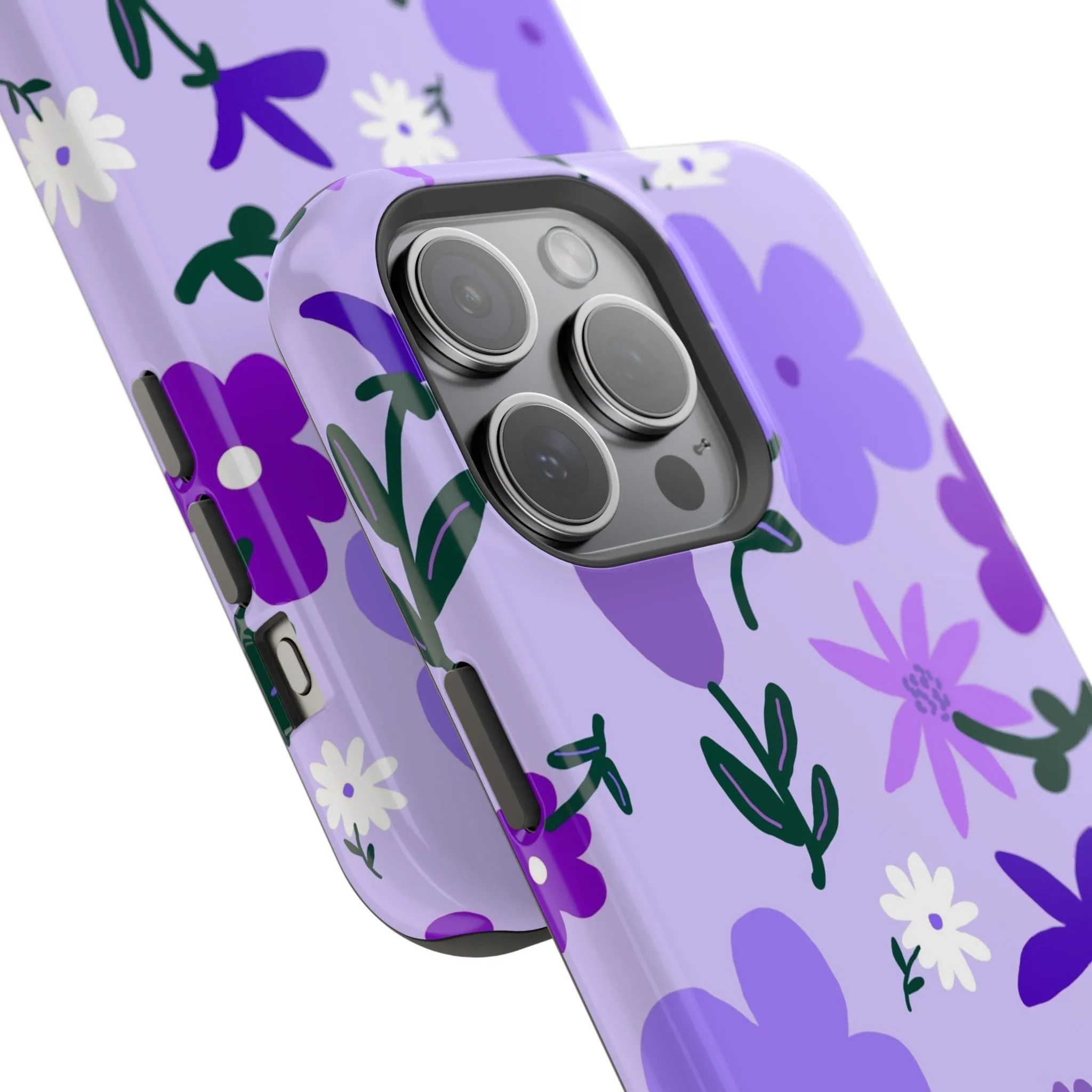 Violet Sprout | Flower Abstract Case