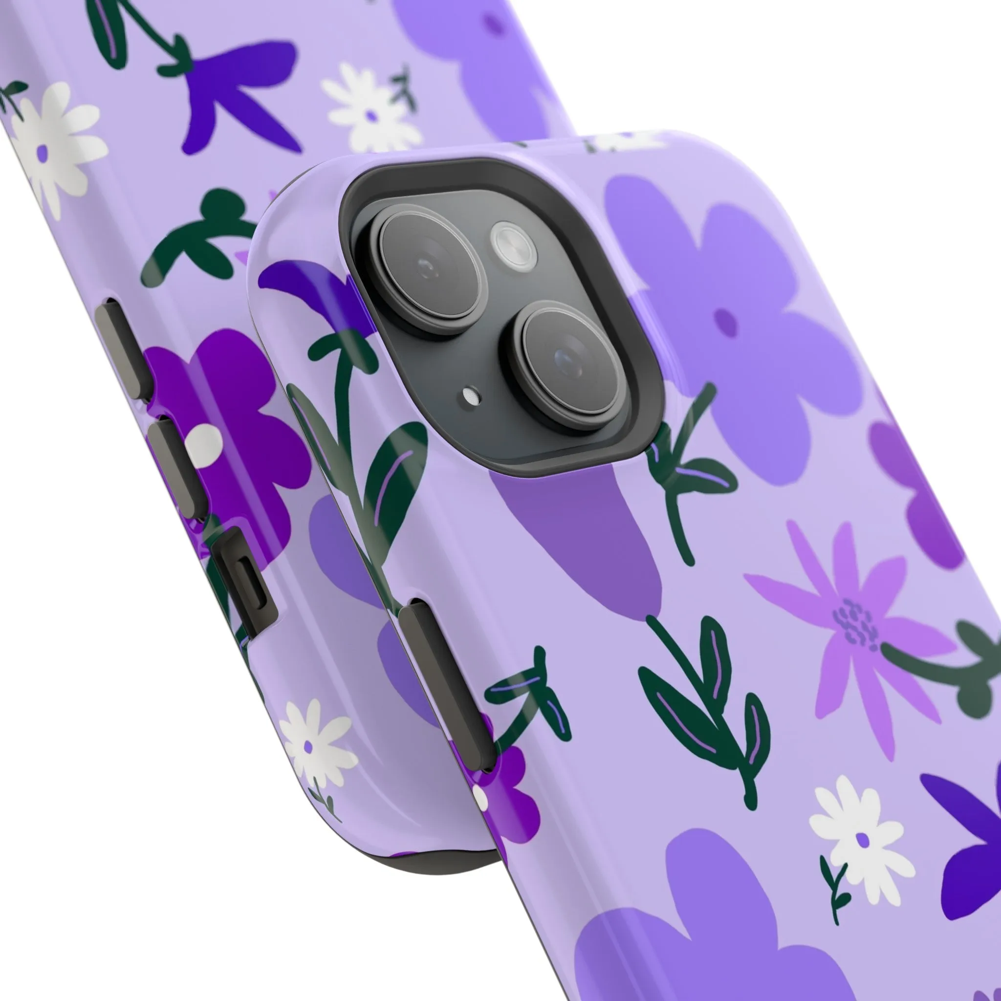 Violet Sprout | Flower Abstract Case