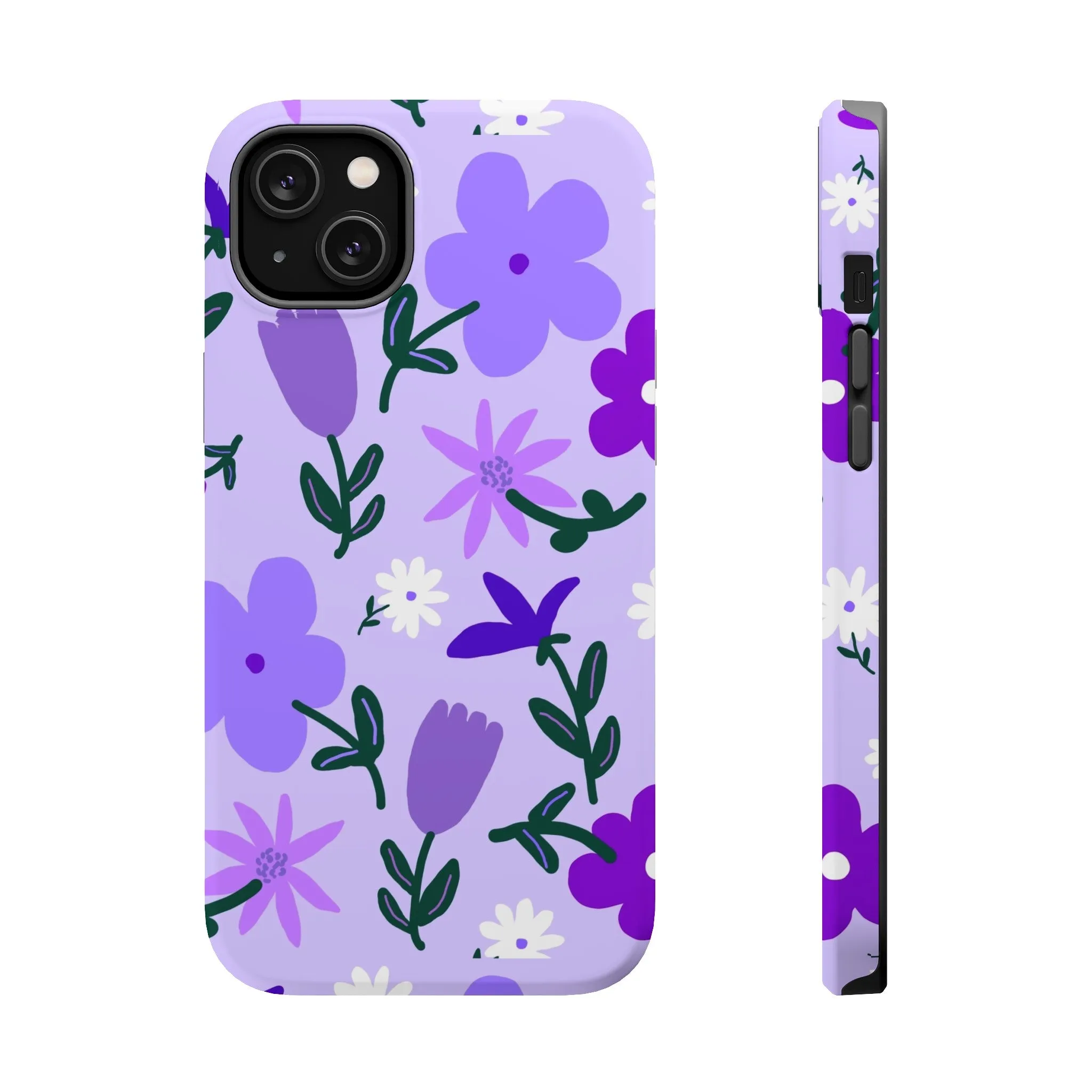 Violet Sprout | Flower Abstract Case