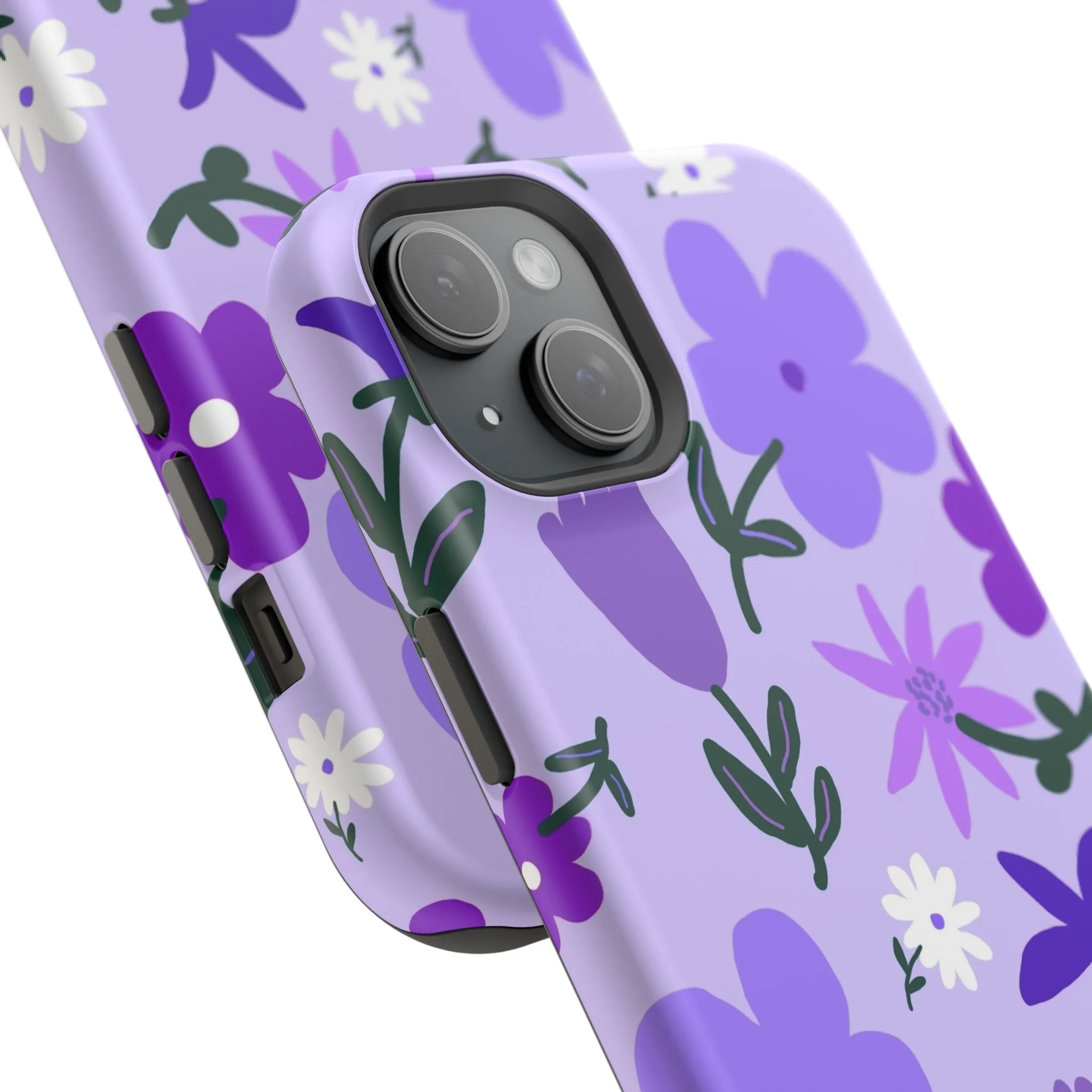 Violet Sprout | Flower Abstract Case