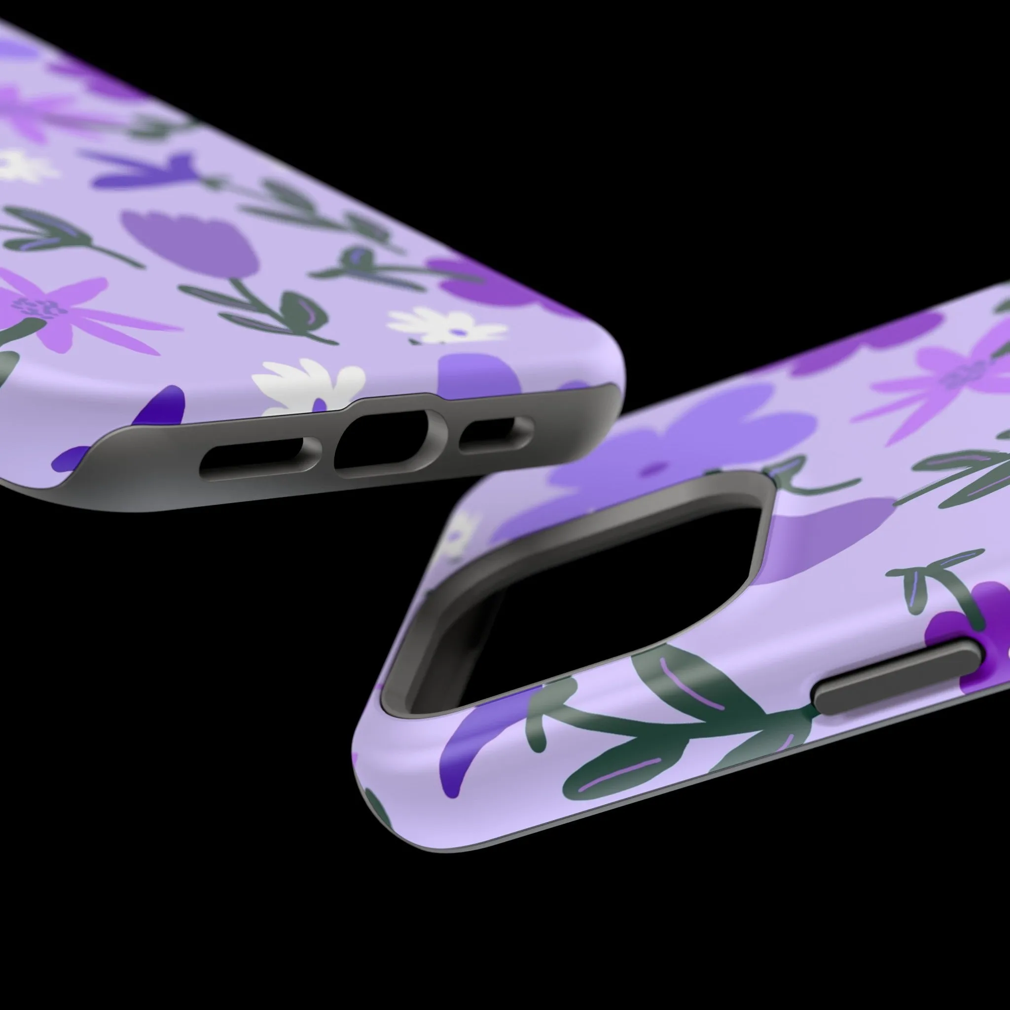 Violet Sprout | Flower Abstract Case