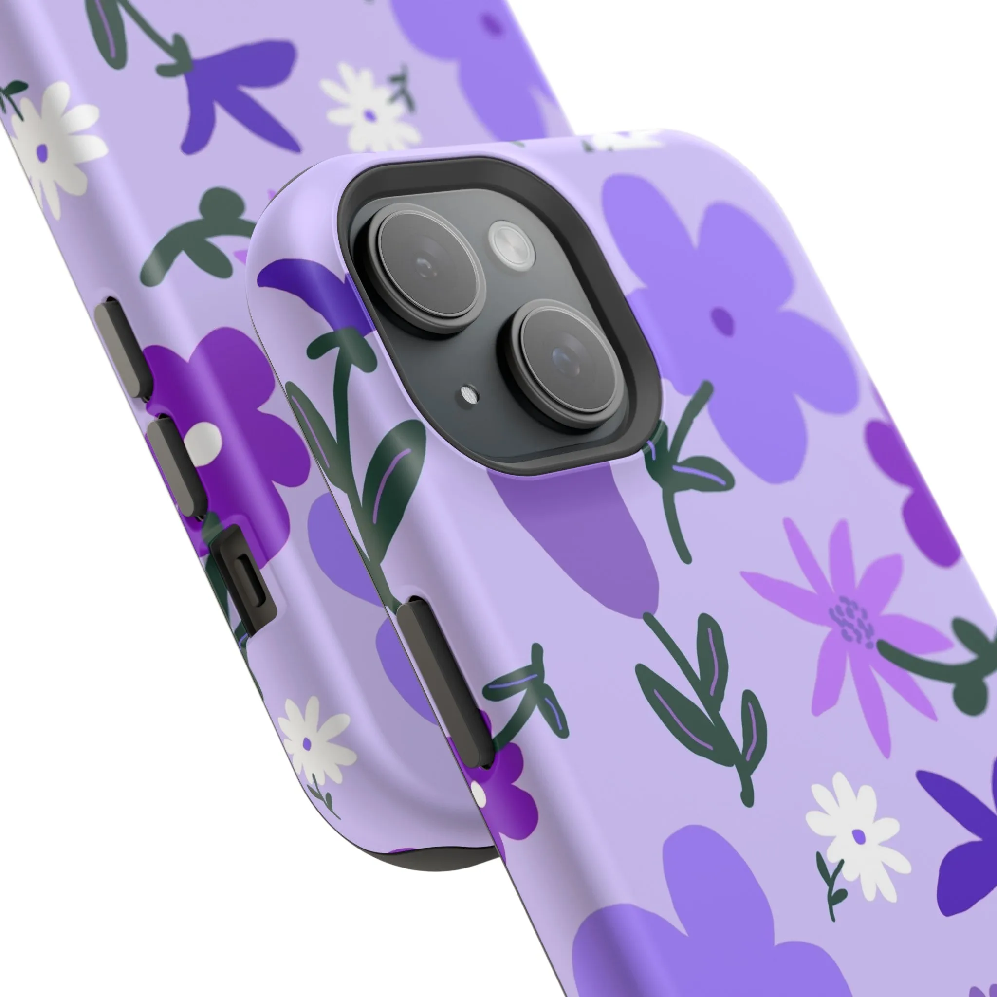 Violet Sprout | Flower Abstract Case