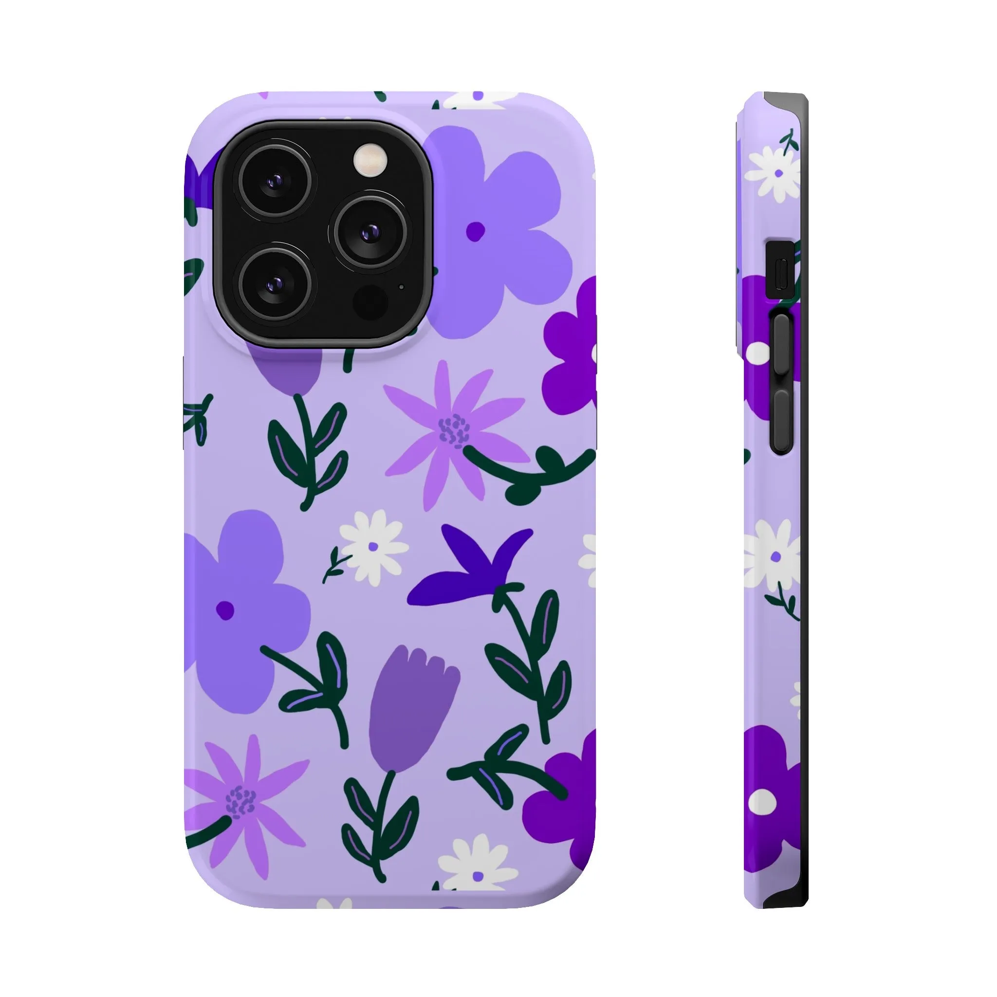 Violet Sprout | Flower Abstract Case