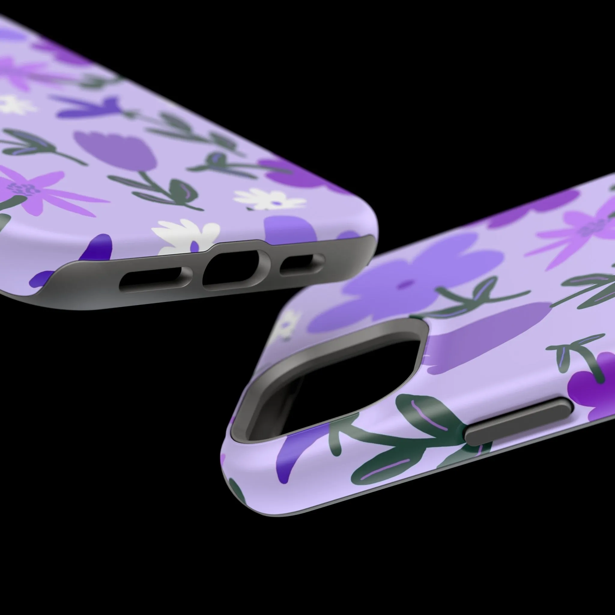 Violet Sprout | Flower Abstract Case