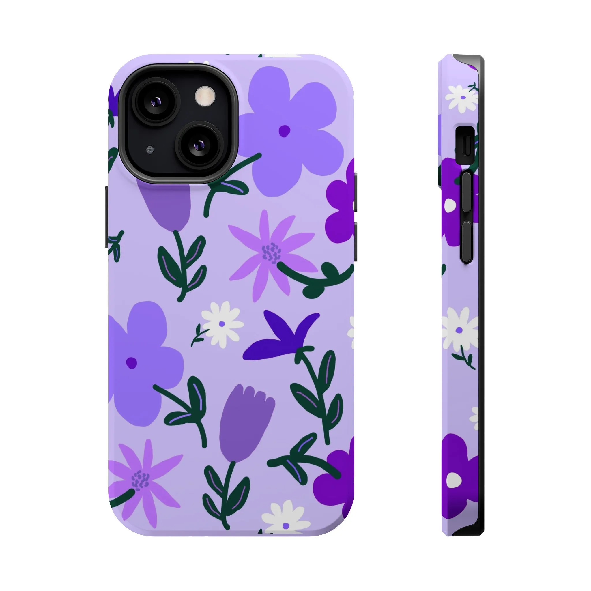 Violet Sprout | Flower Abstract Case