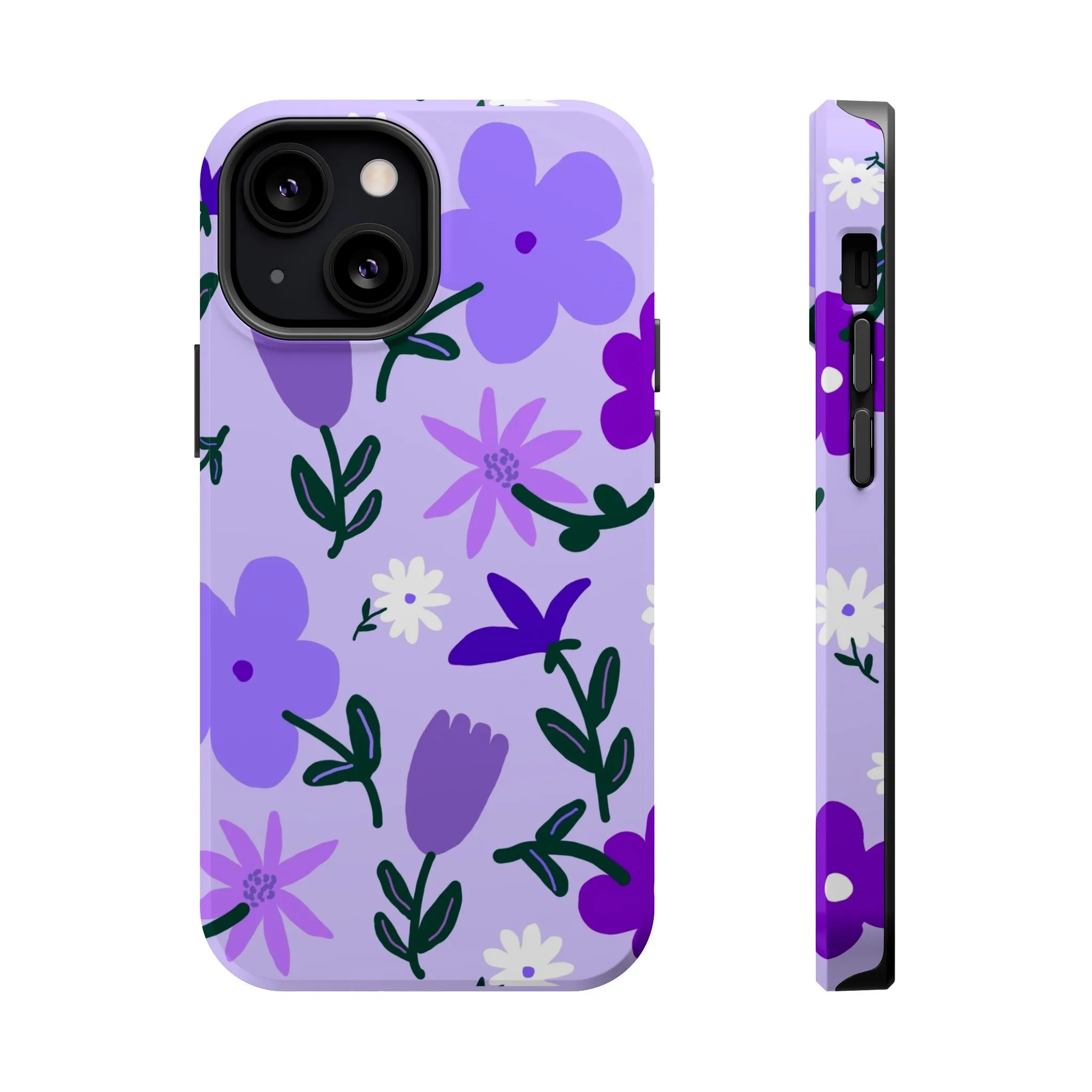 Violet Sprout | Flower Abstract Case