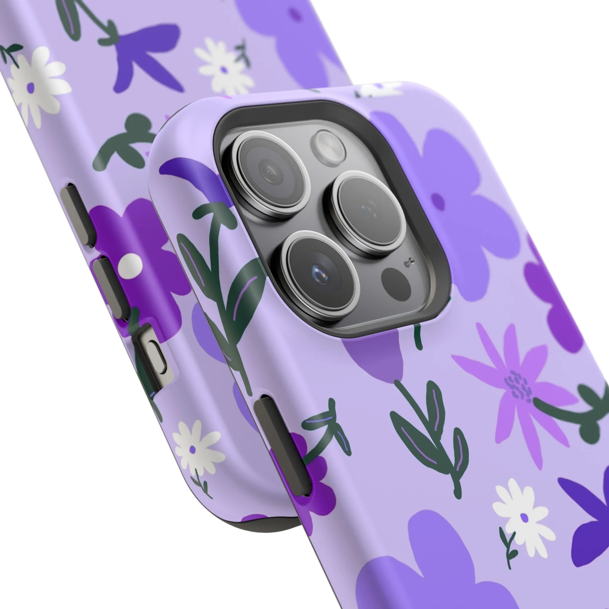 Violet Sprout | Flower Abstract Case