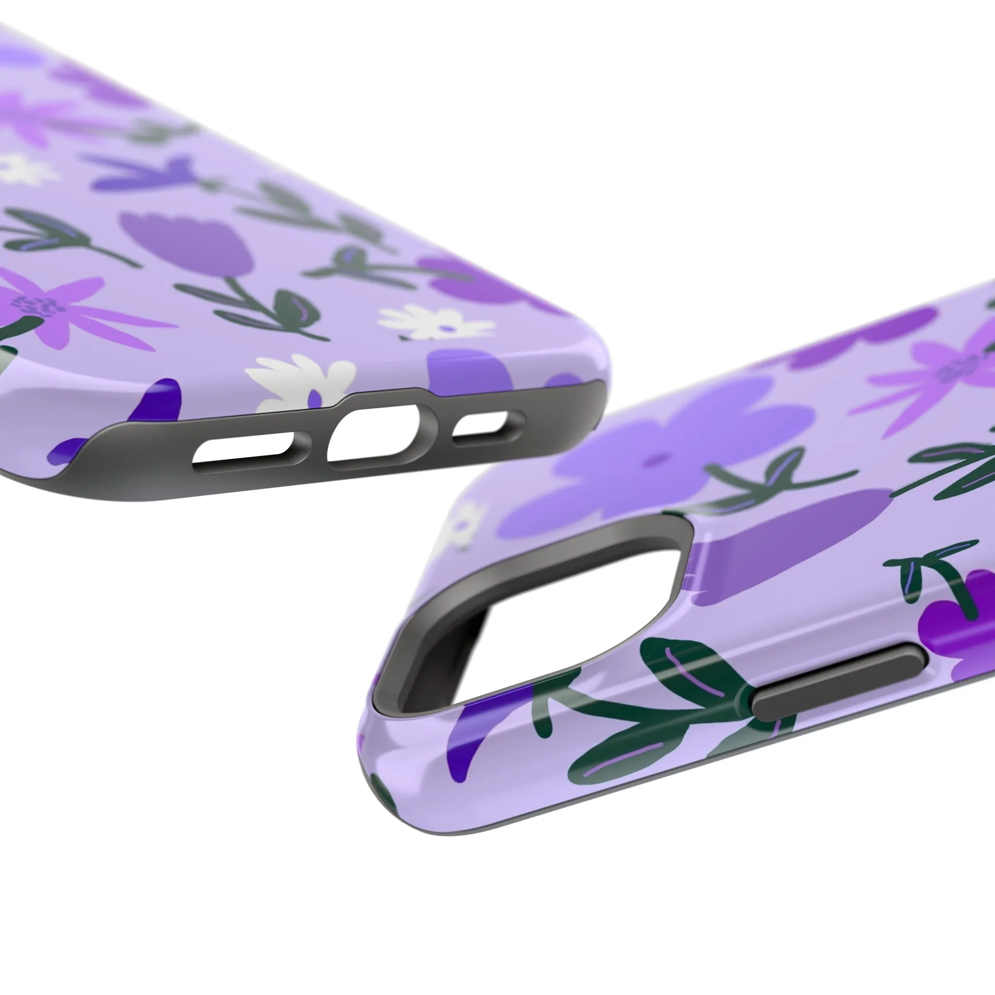 Violet Sprout | Flower Abstract Case