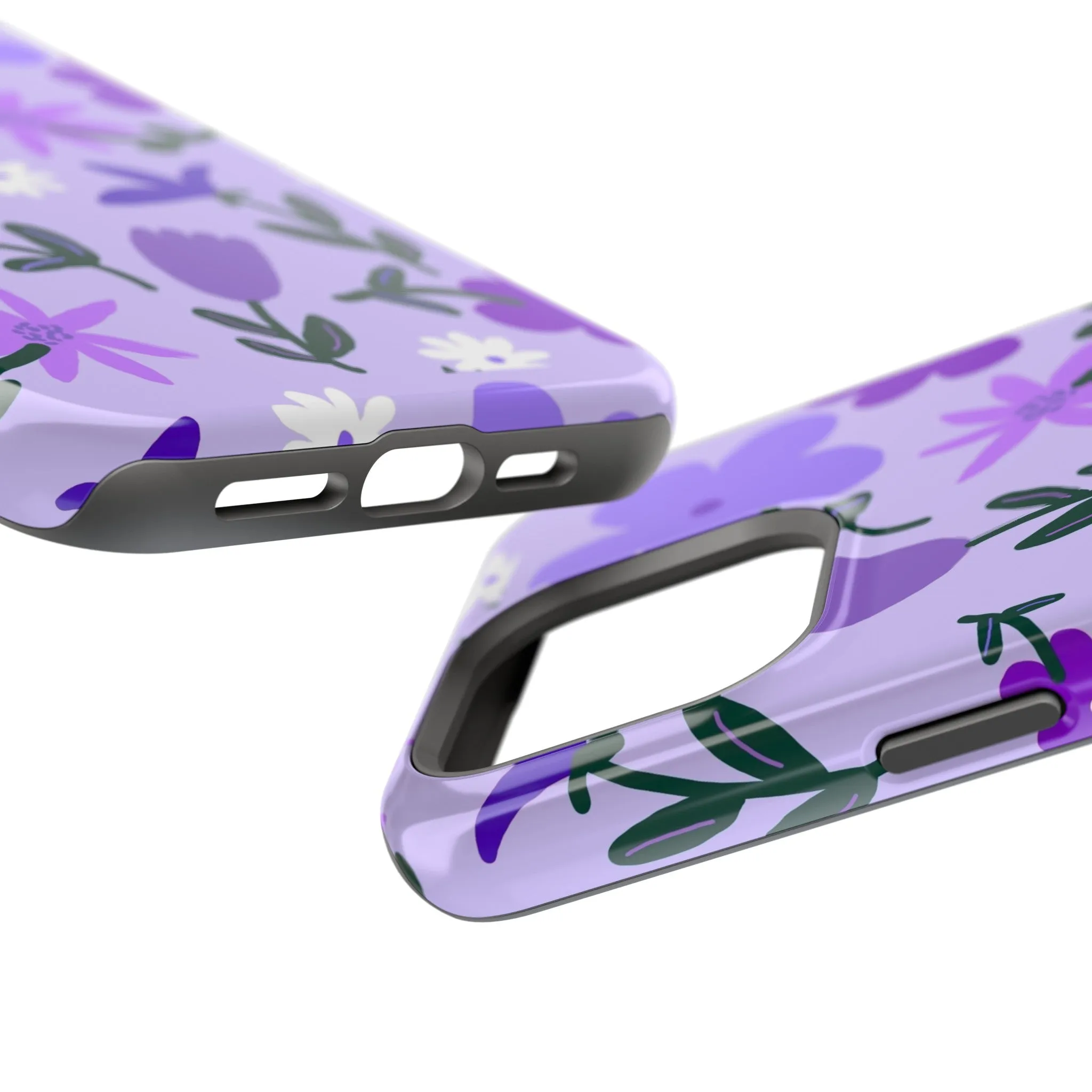 Violet Sprout | Flower Abstract Case