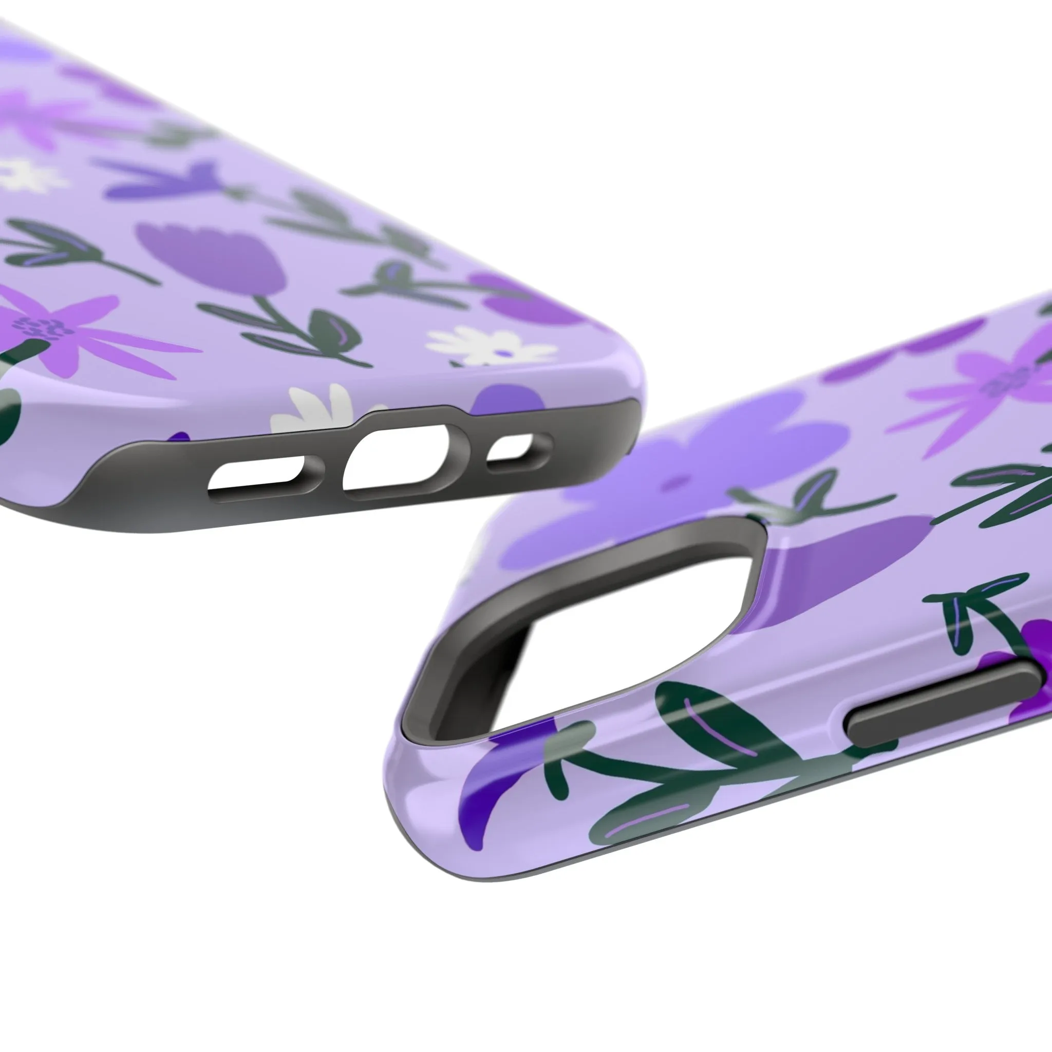 Violet Sprout | Flower Abstract Case