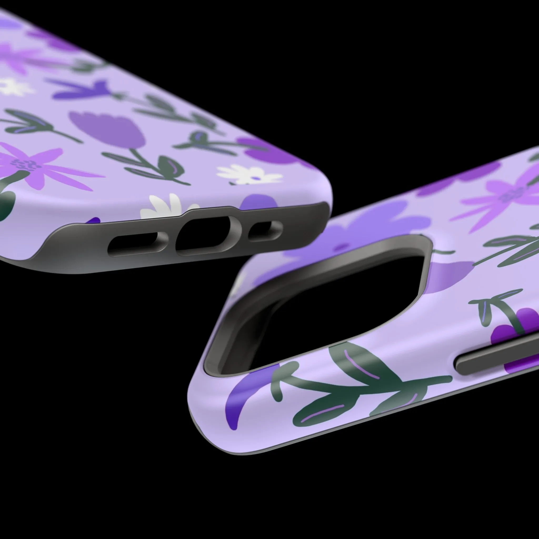 Violet Sprout | Flower Abstract Case