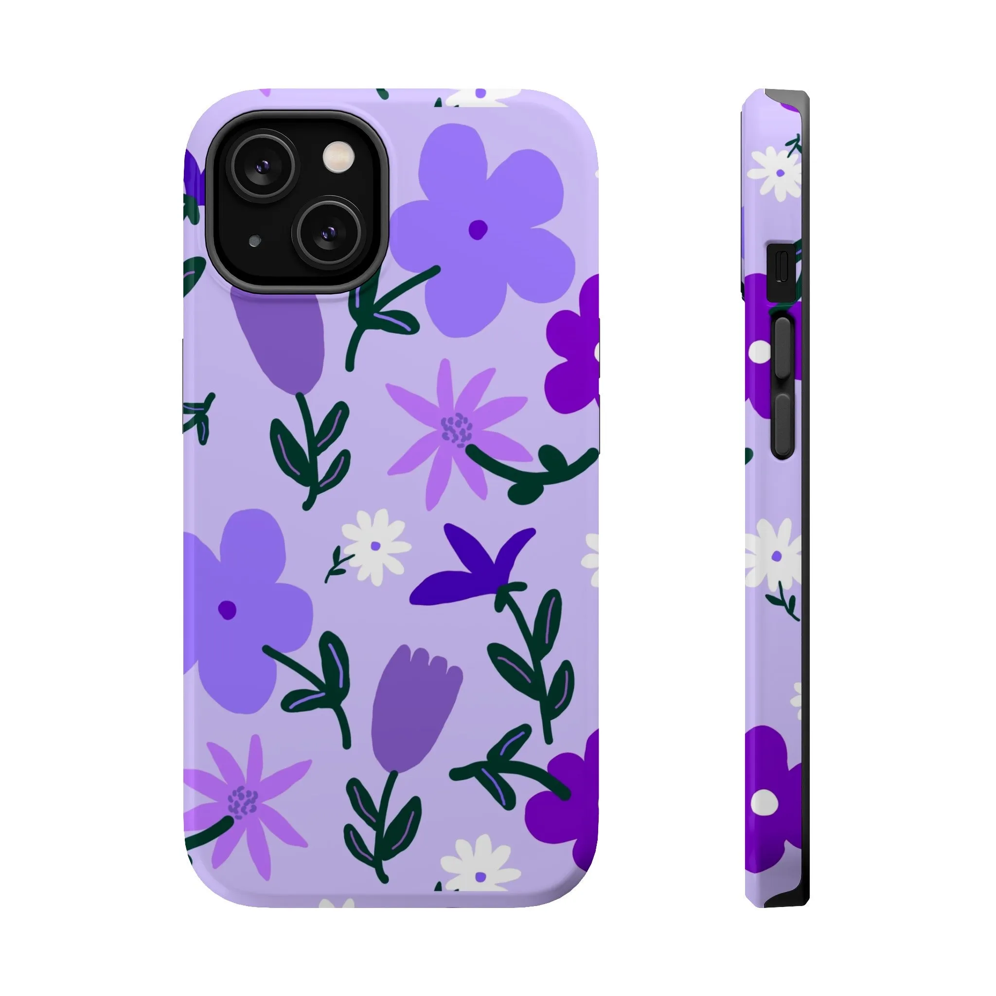 Violet Sprout | Flower Abstract Case